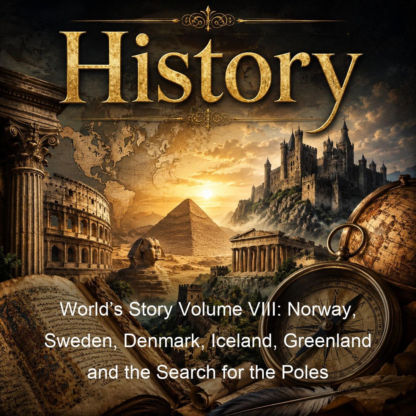 World’s Story Volume VIII: Norway, Sweden, Denmark, Iceland, Greenland and the Search for the Poles