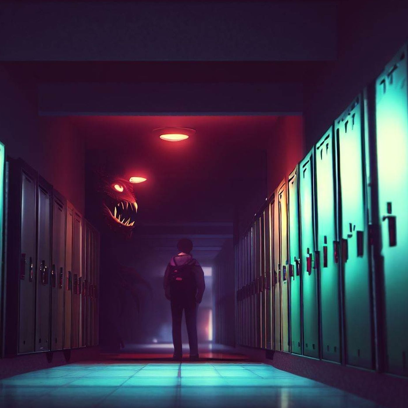 #27 Kouluuni on julistettu hätätila -creepypasta episode artwork