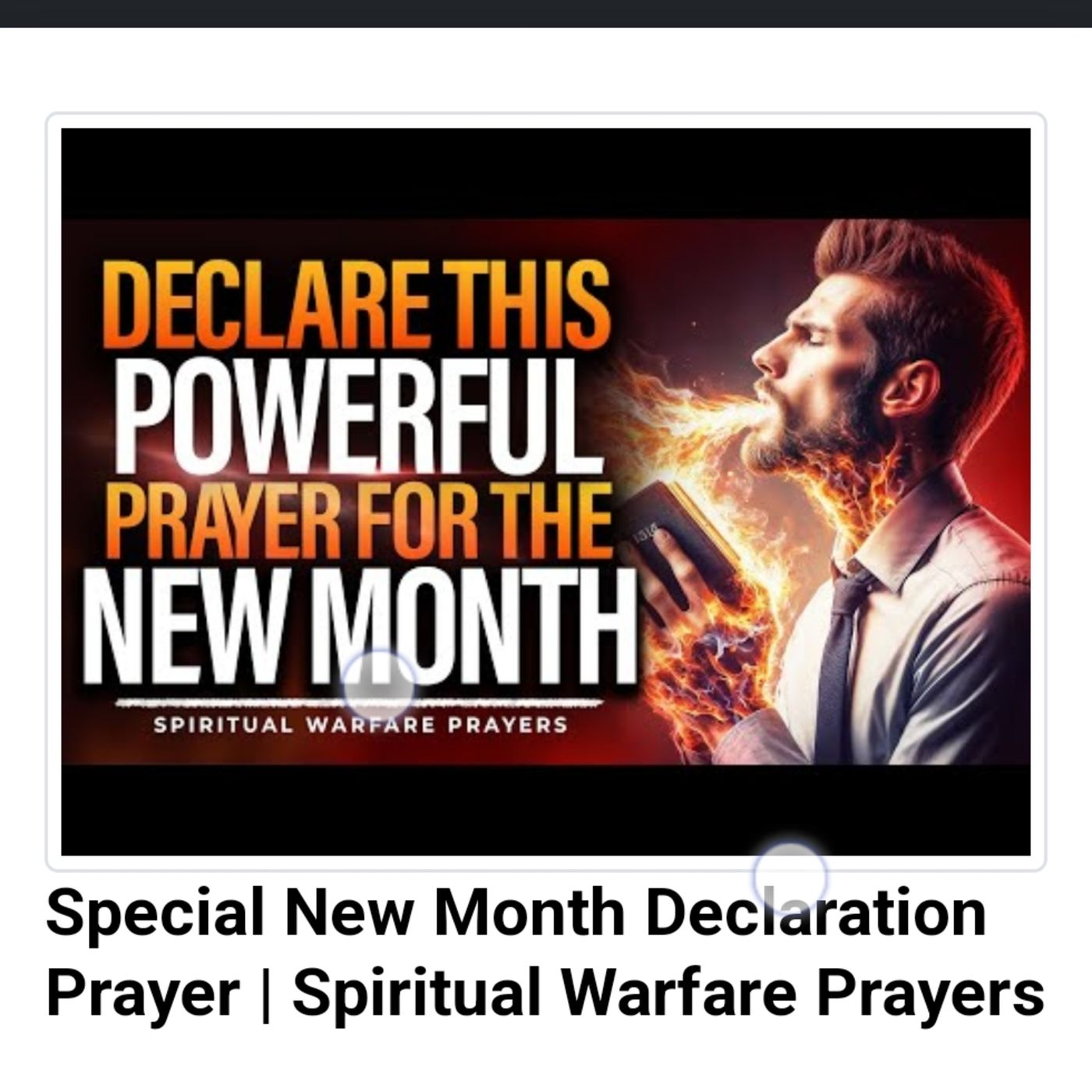Special New Month Declaration Prayer | Spiritual Warfare Prayers episode artwork