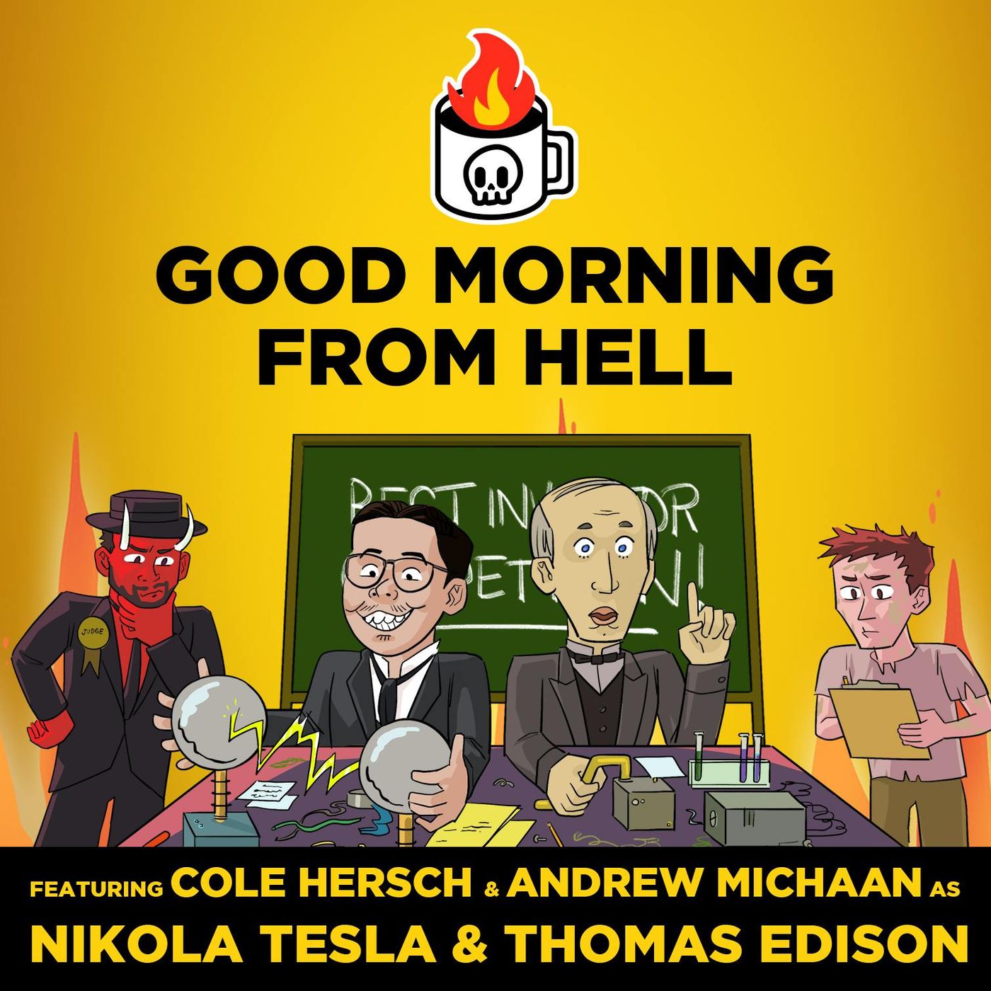 Tesla vs Edison: Battle of the Brains - #56 episode artwork