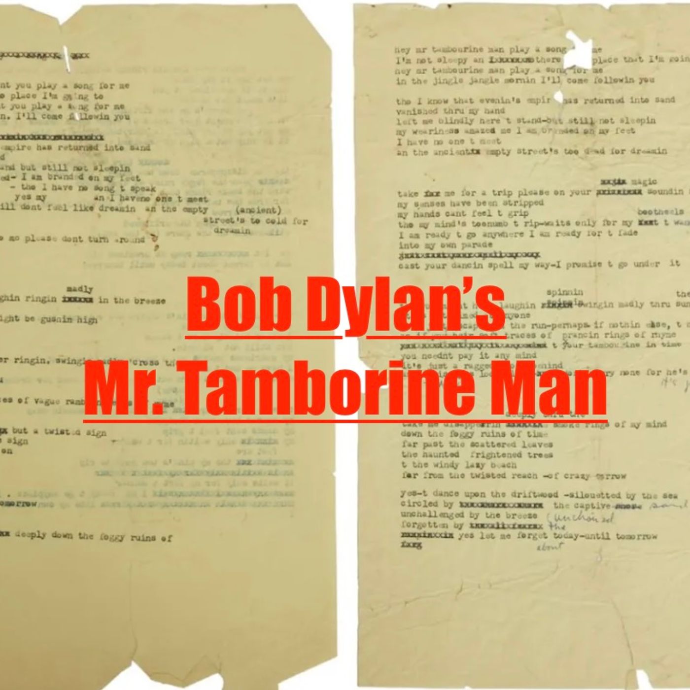 Bob Dylan's Mr. Tamborine Man