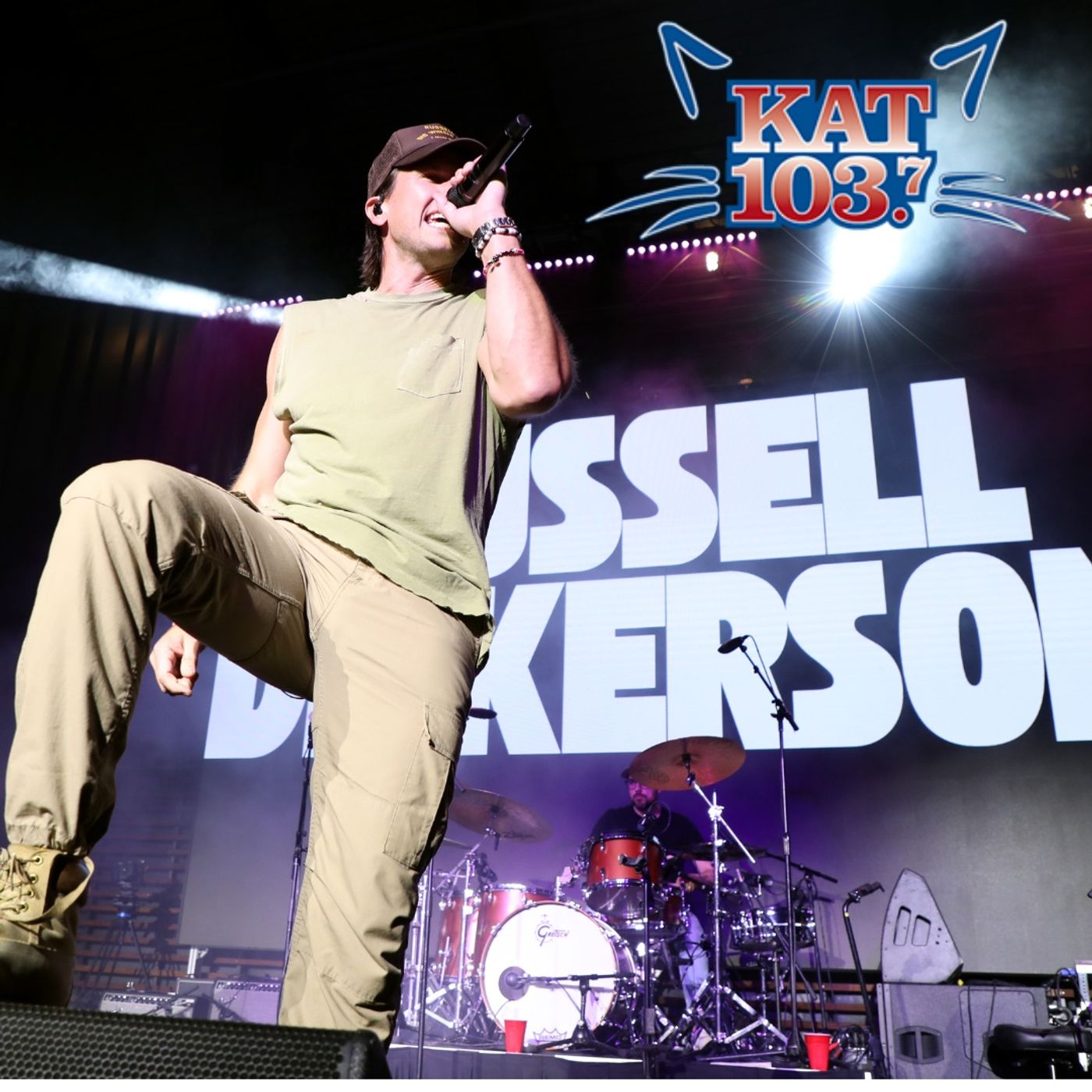 Russell Dickerson catches up with "Steve and Gina in the Morning" episode artwork