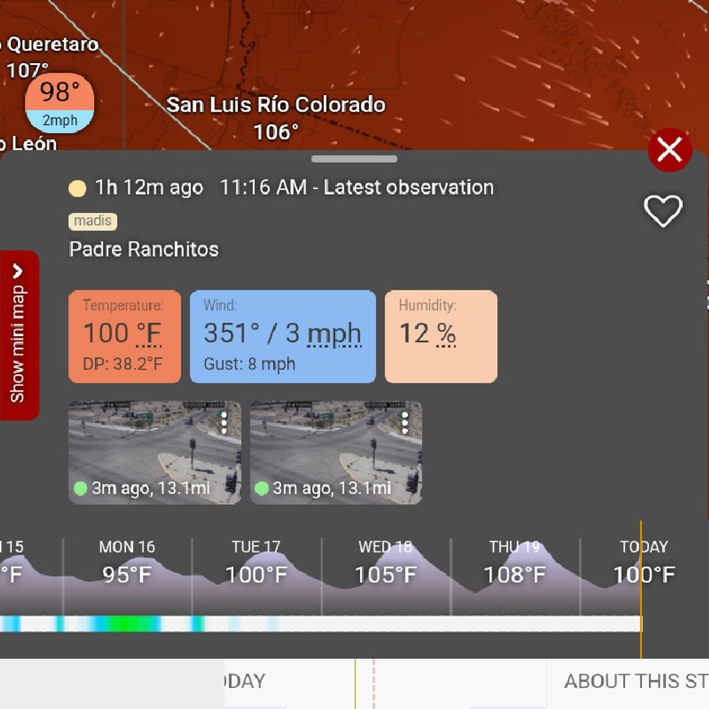 3-20-26: Extreme Historical March Heat dome in Desert SouthWest-