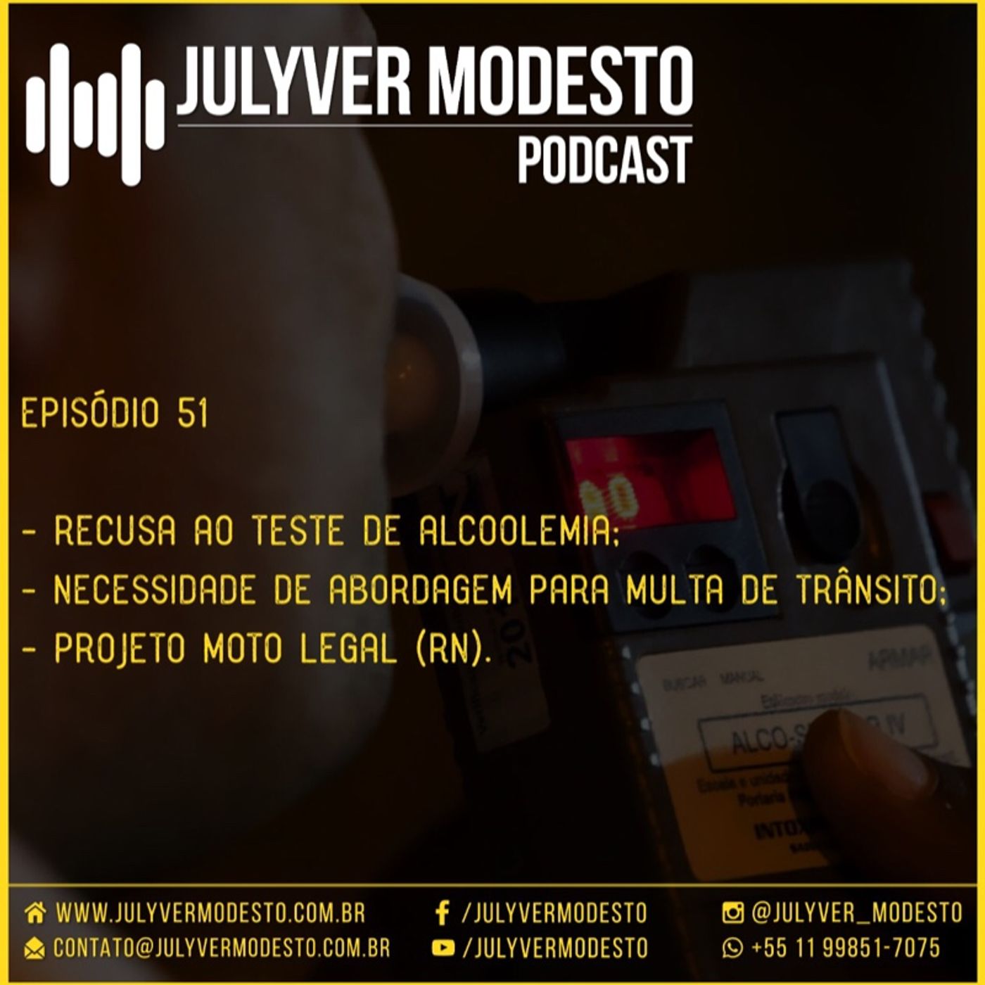 Trânsito, por Julyver Modesto