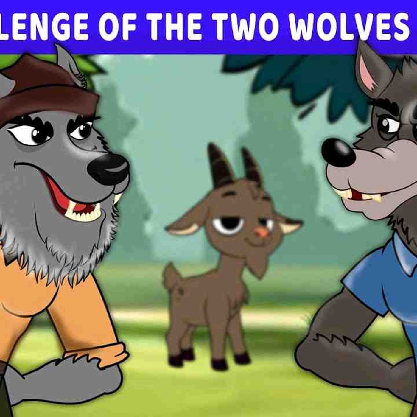 The Challenge of The Two Wolves 🐺🍎🐐 _ Bedtime Stories for Kids in English _ Fairy Tales episode artwork