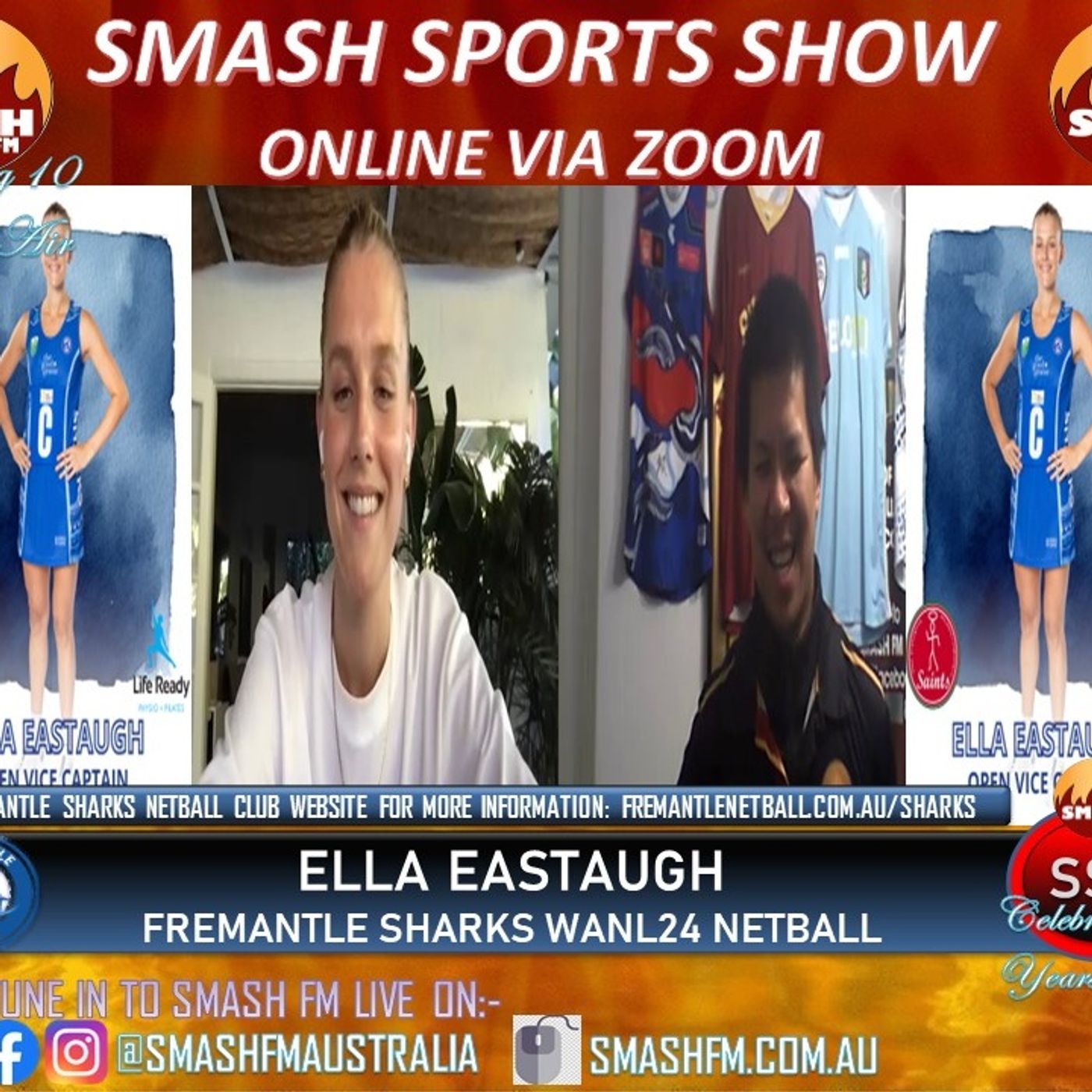 SSS10THYR: Fremantle Sharks WANL24 Netball Interviews 190424