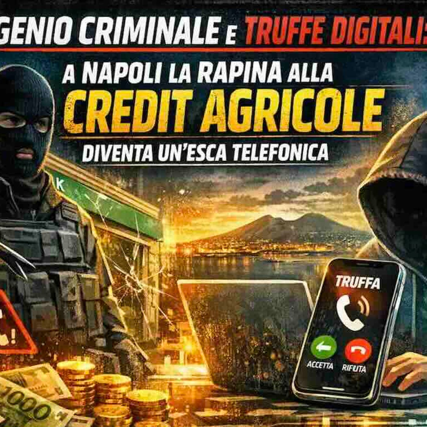 Vomero-Posillipo, il crimine non va a dormire: dopo il buco in banca, arriva il «buco» nel telefono episode artwork