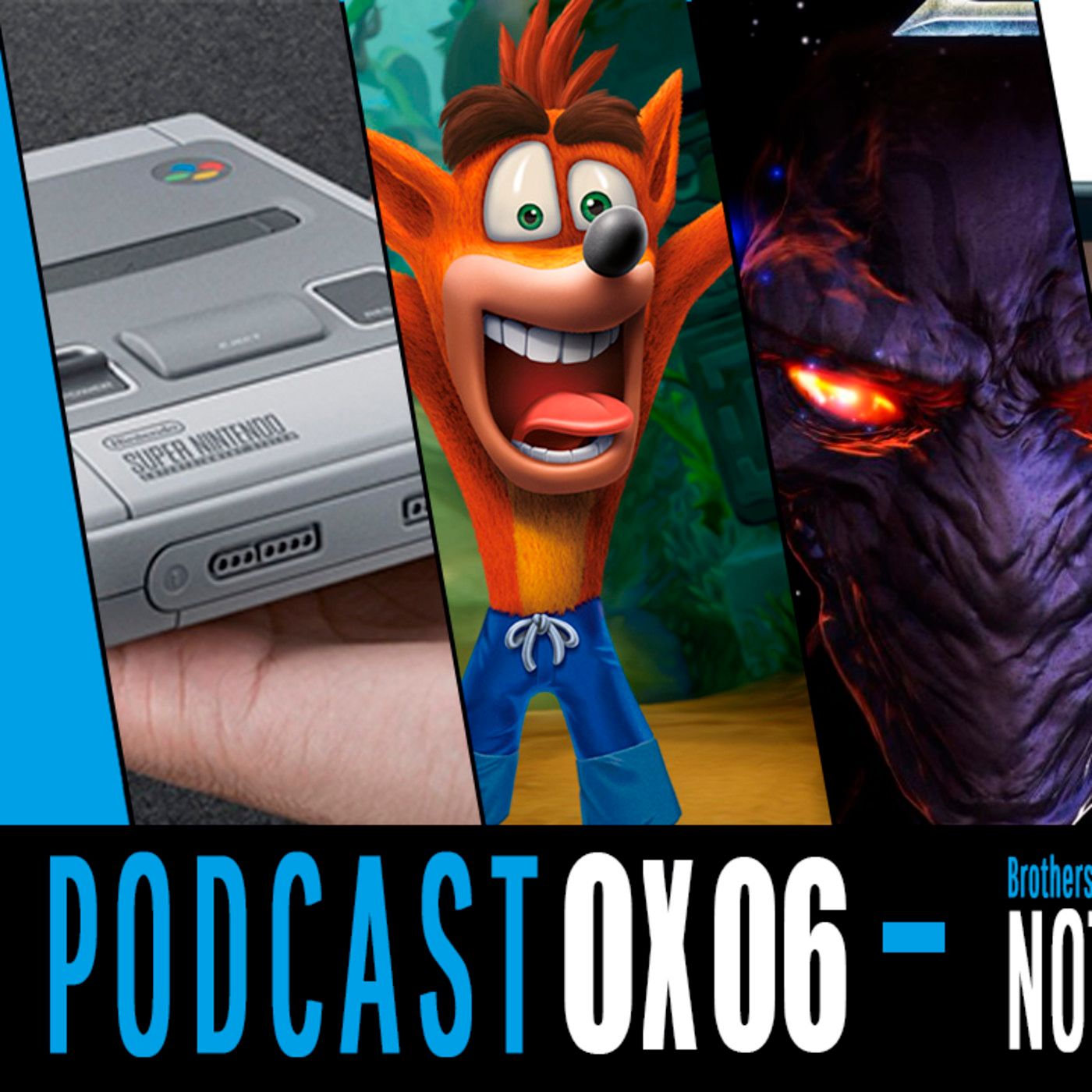 PODCAST SOULMERS 0x06 SNES MINI, Crash N. Sane Trilogy, Starcraft Remastered, NIER Autómata episode artwork