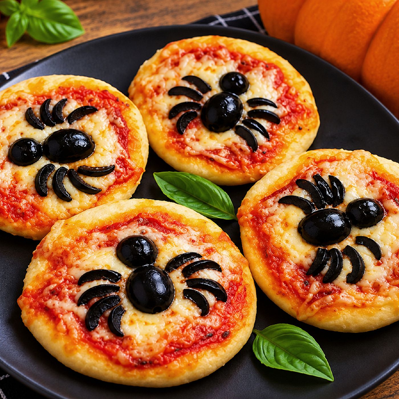 Pizzette di Halloween pomodoro e mozzarella facilissime episode artwork
