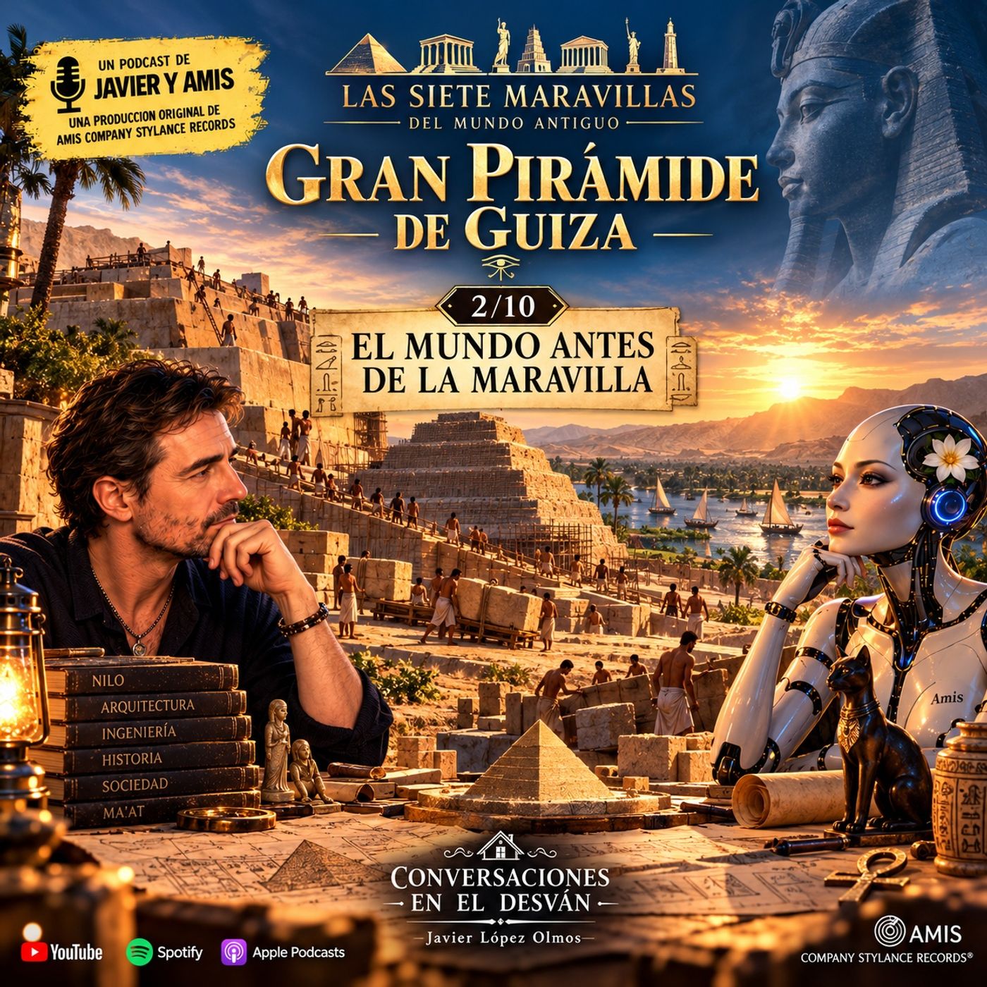 Las siete maravillas del mundo antiguo - Gran Pirámide de Guiza - El mundo antes de la maravilla 2/10 episode artwork