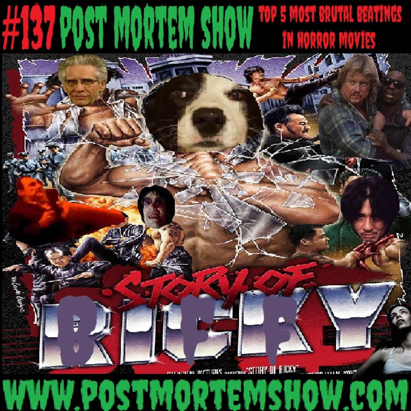e137 - Satanic Dad Farts (Top 5 Brutal Beatings in Horror Movies) episode artwork
