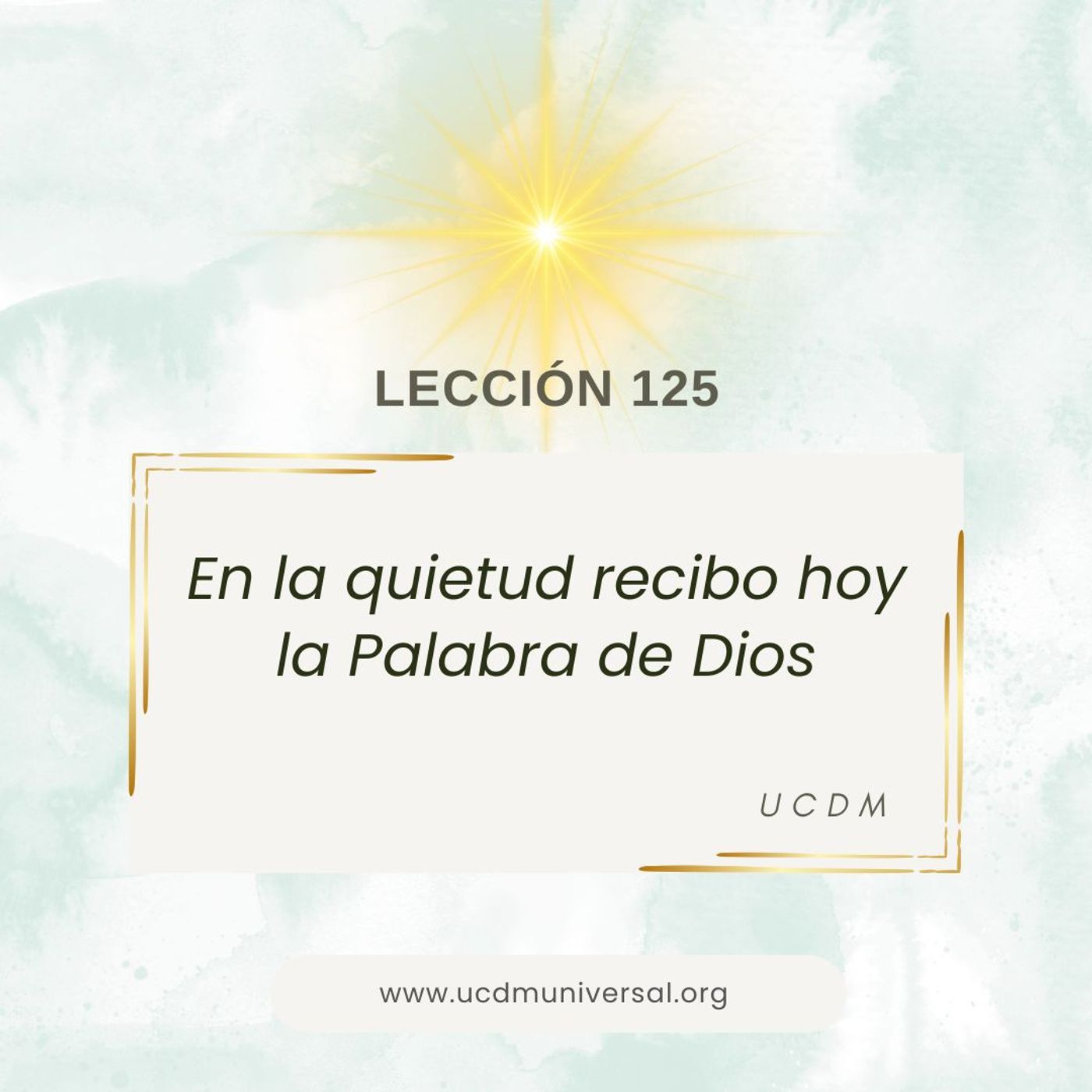 UCDM Universal LECCIÓN DEL DÍA