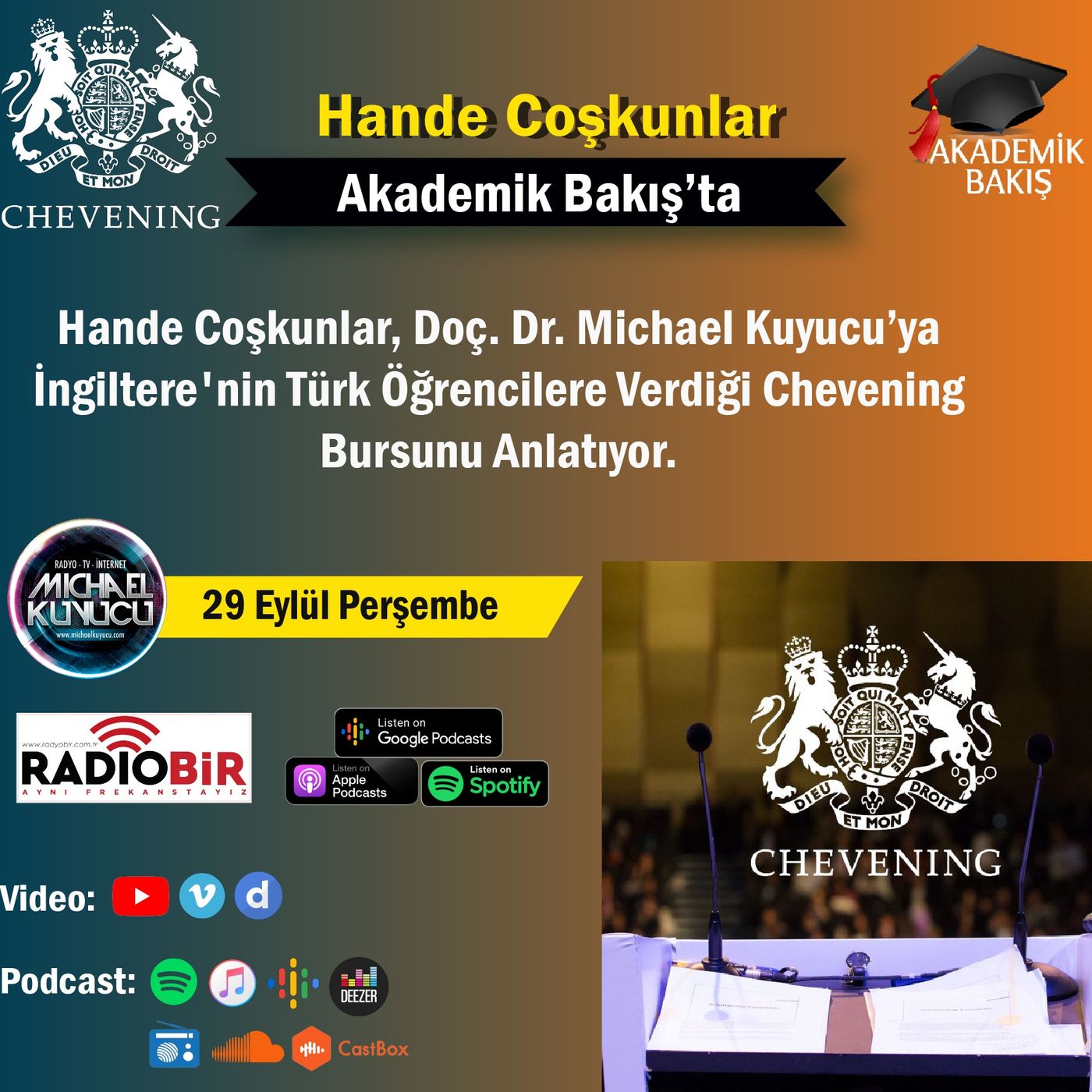 Hande Coşkunlar - Chevening Bursu Türk Öğrencilere Neler Sunuyor? episode artwork