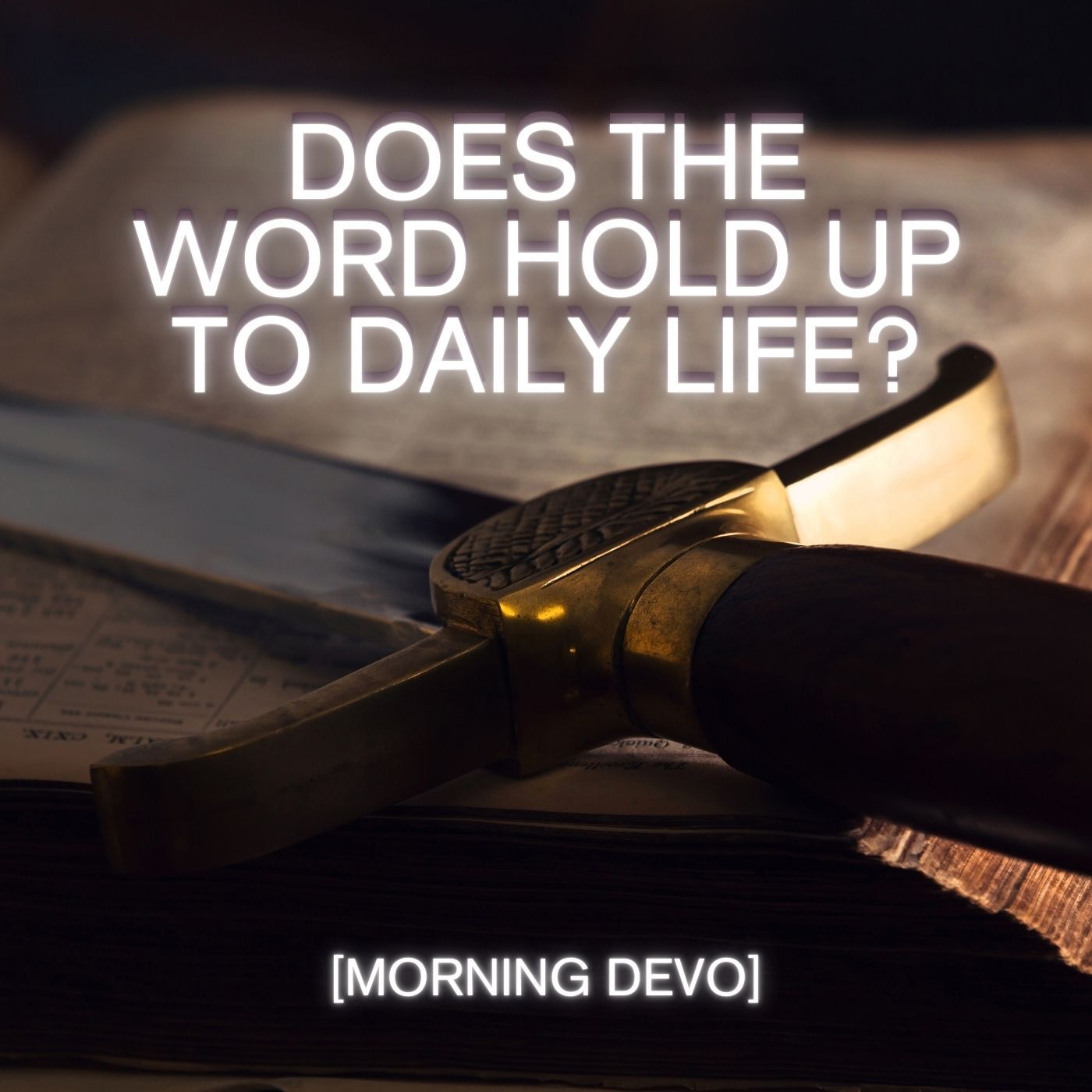 Does the Word Hold Up to Daily Life? [Morning Devo] episode artwork