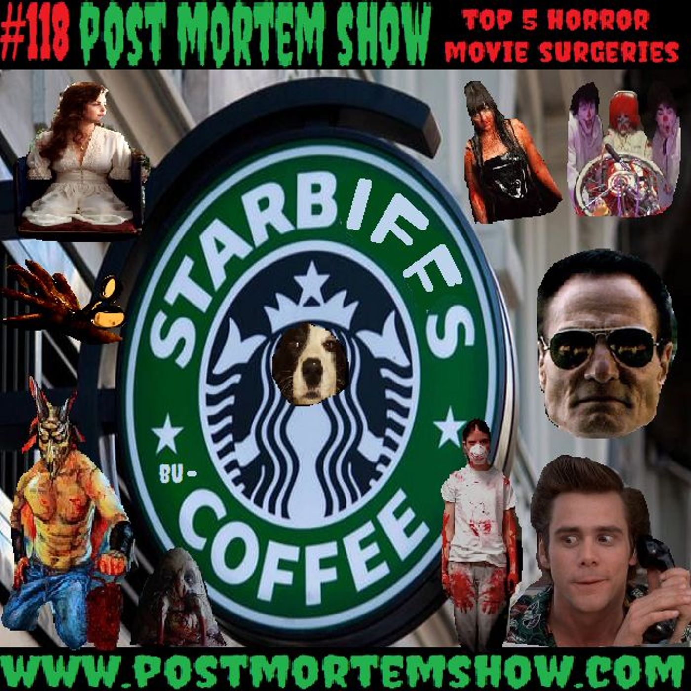 e118 - Bionic Dom Bukoffee (Top 5 Horror Movie Surgeries) episode artwork
