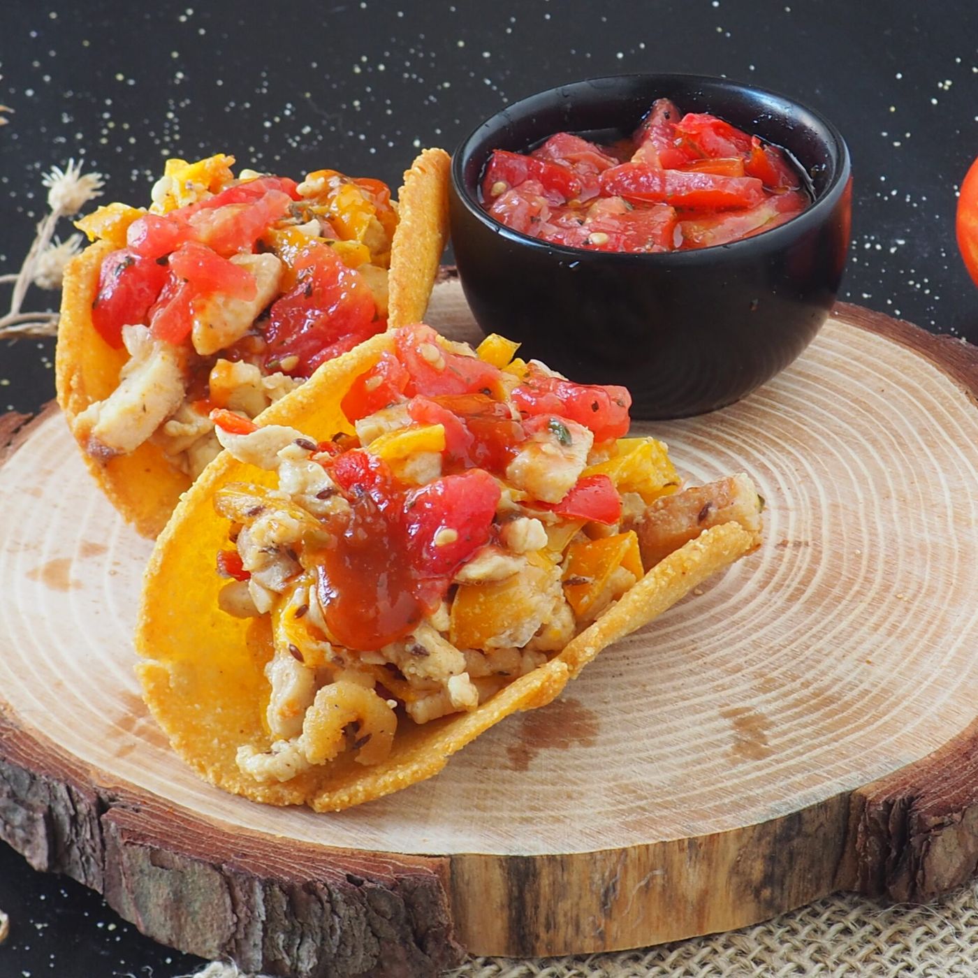 Tacos messicani croccanti con ripieno al pollo episode artwork