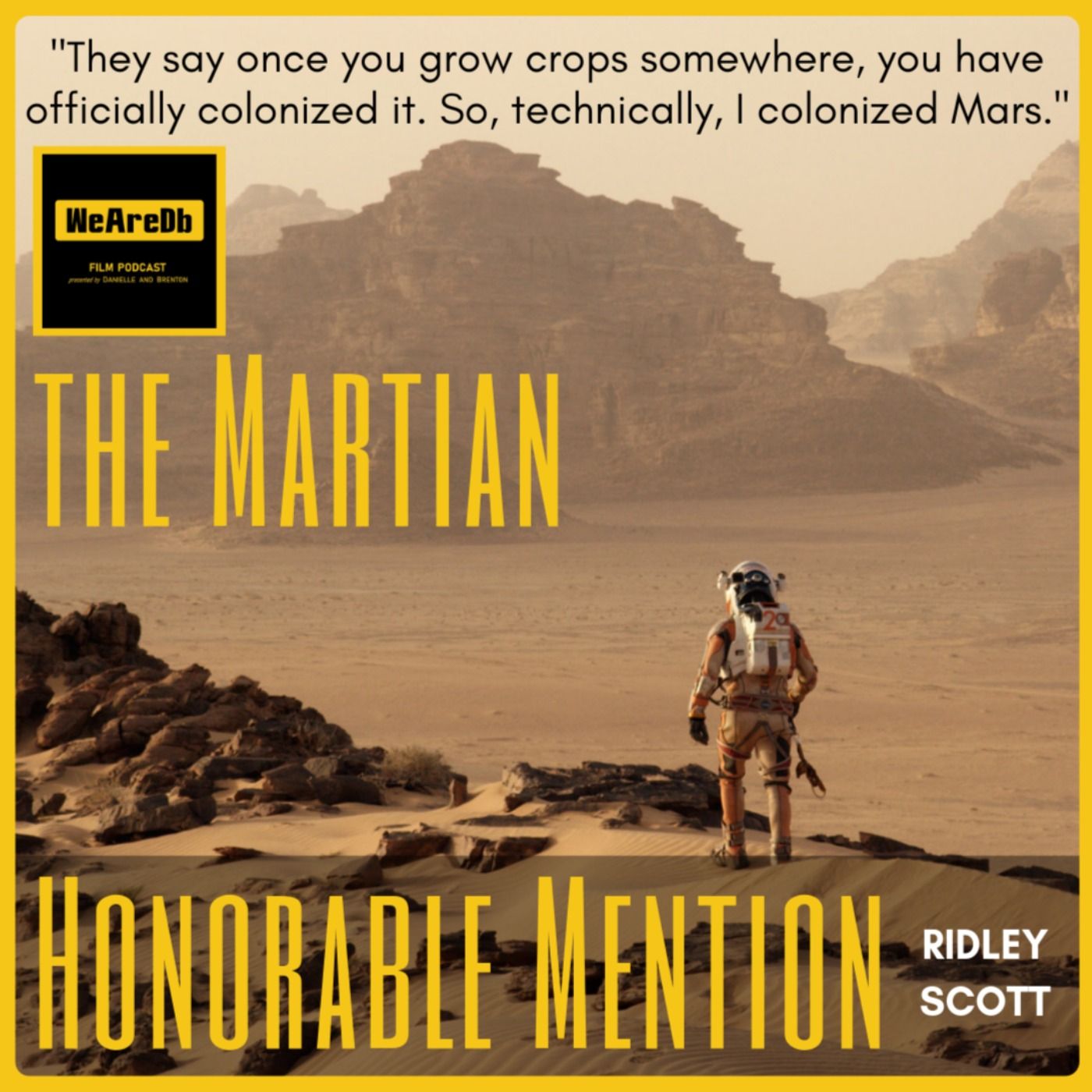 Honorable Mention - The Martian episode artwork