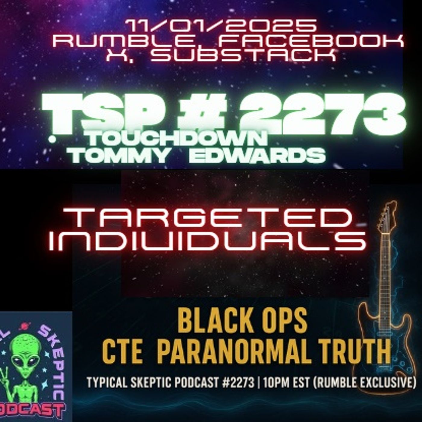 Black Ops, Targeting - Touchdown Tommy Edwards - Typical Skeptic # 2273 Black Ops, Targeting - Touchdown Tommy Edwards - Typical Skeptic # 2273
