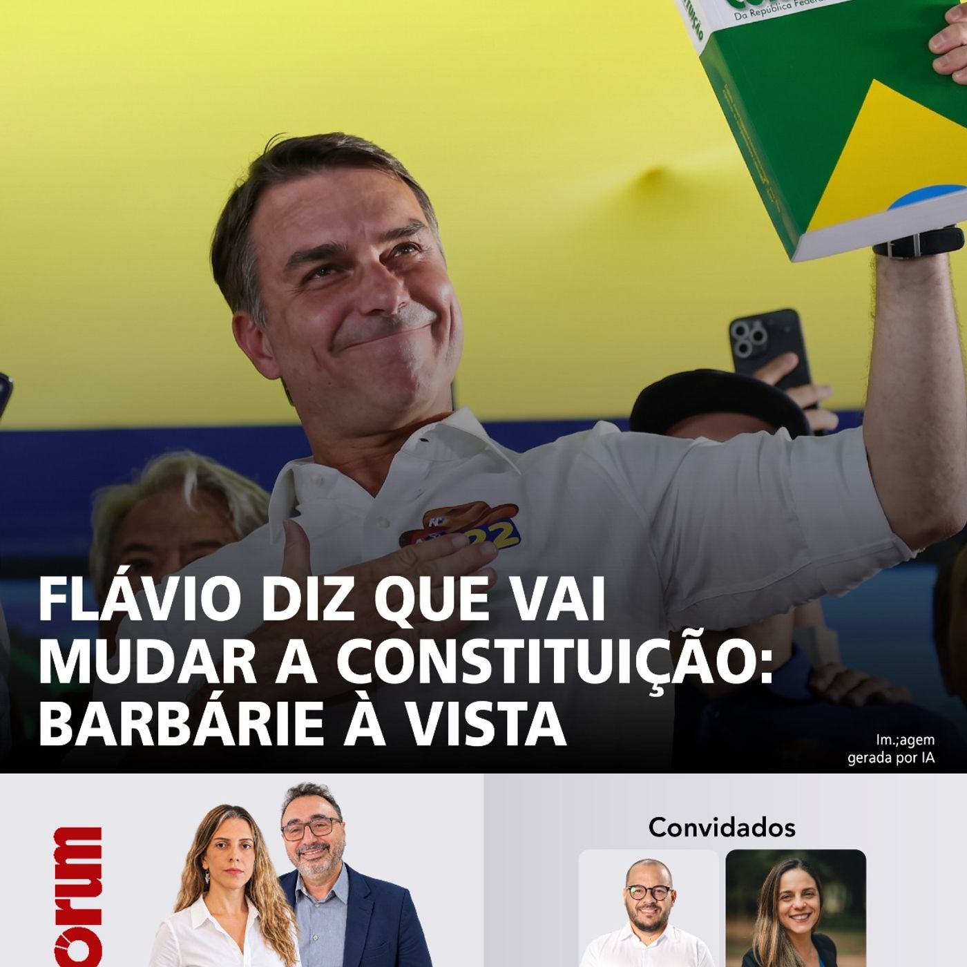 Flávio Bolsonaro: promessa de mudar a Constituição assusta: Aliado defende jornada de 16 horas