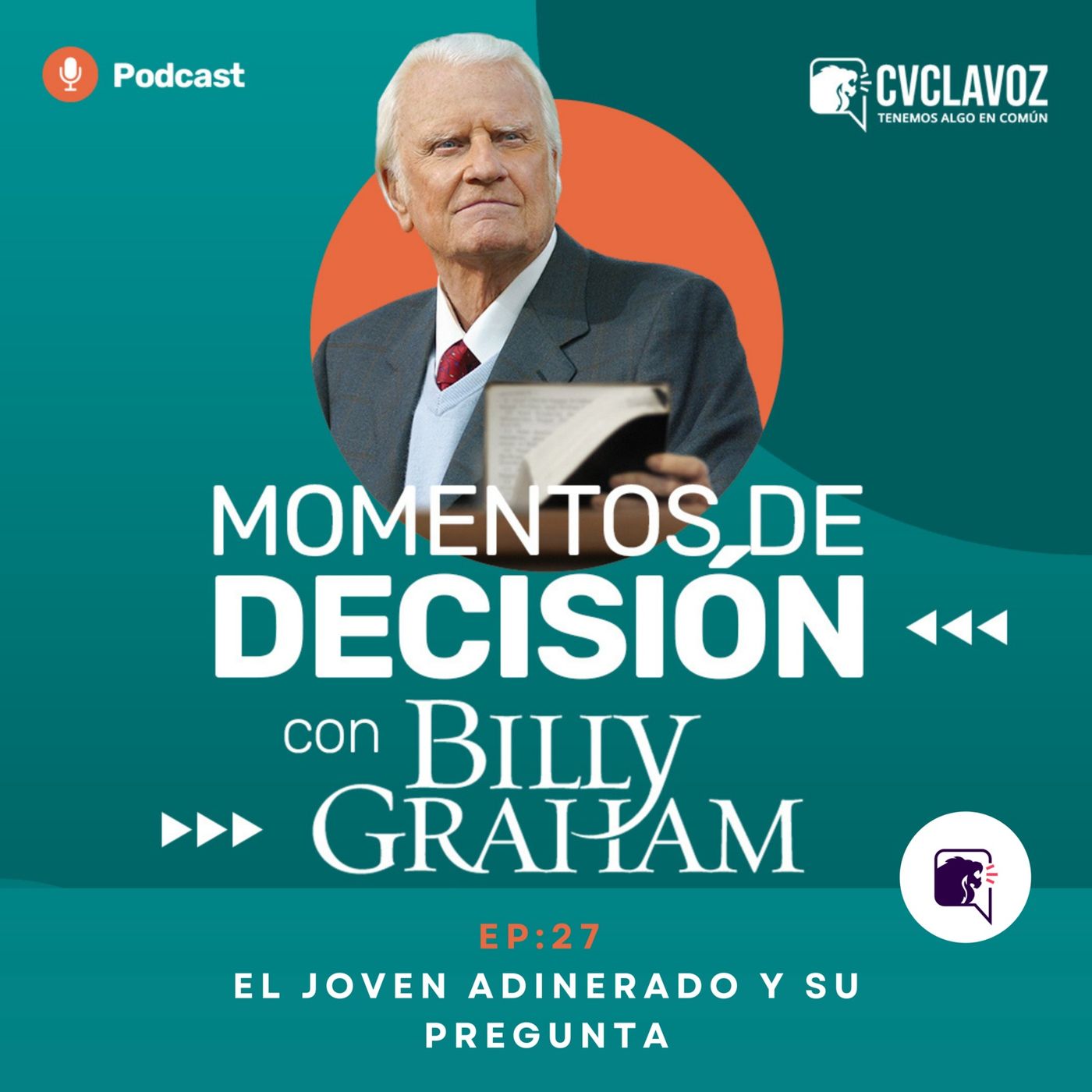 Portada de Momentos de Decisión con Billy Graham