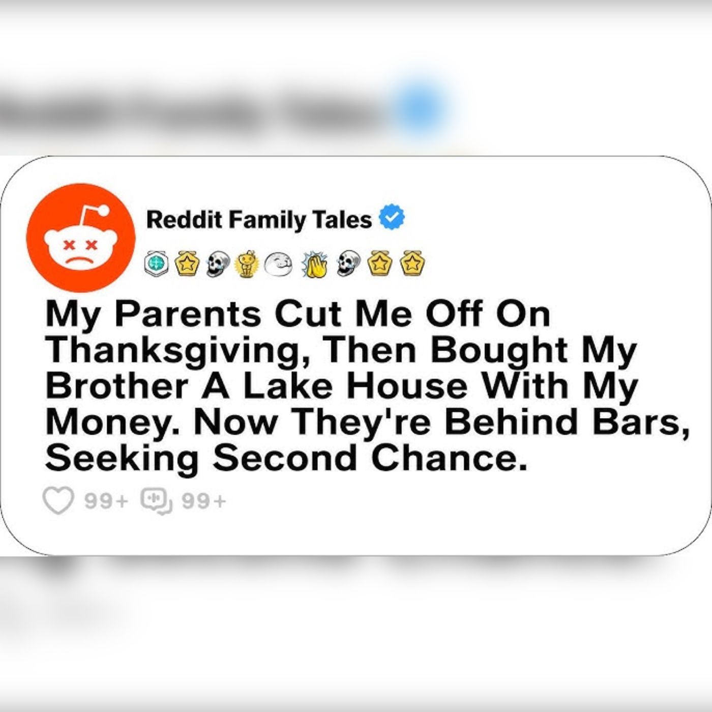 My Parents Cut Me Off On Thanksgiving, Then Bought My Brother A Lake House... - Reddit Family Tales episode artwork