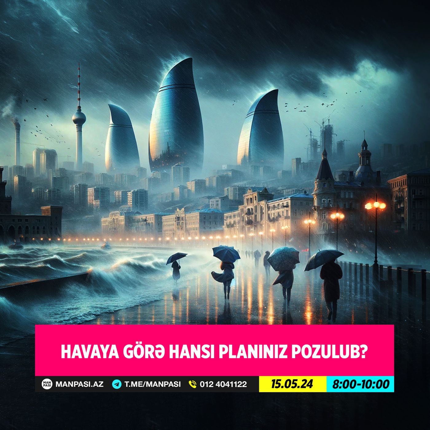 Havaya görə hansı planınız pozulub? 15.05.2024