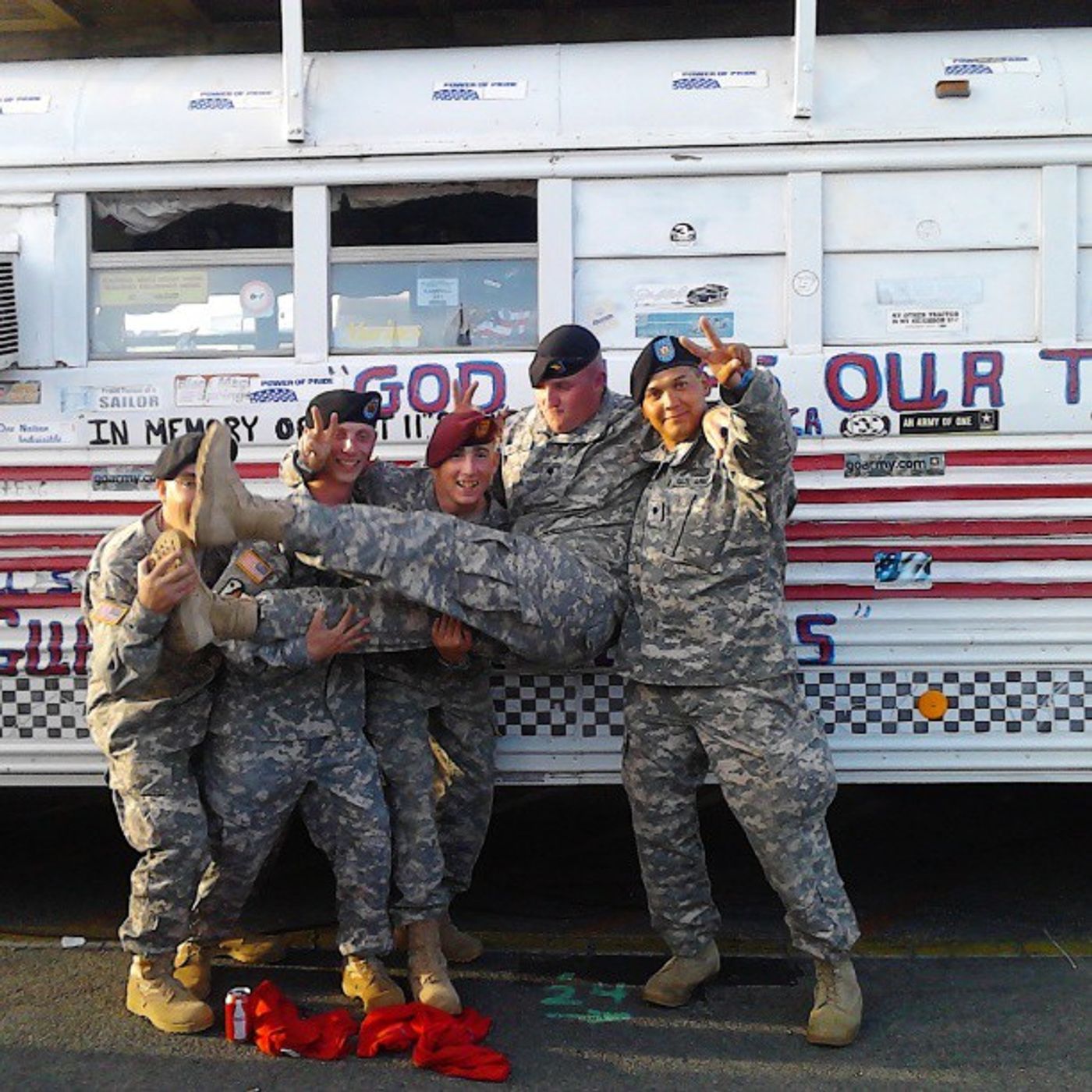 Diana Hammond The Patriotic Bus