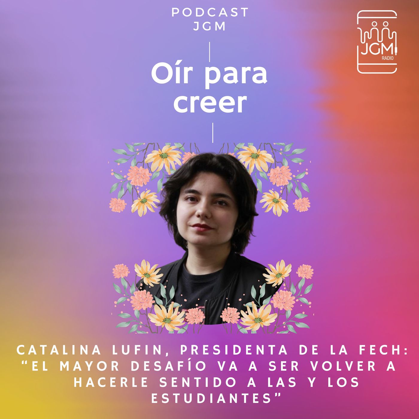 Entrevista a Catalina Lufin, presidenta de la FECH 2023 episode artwork