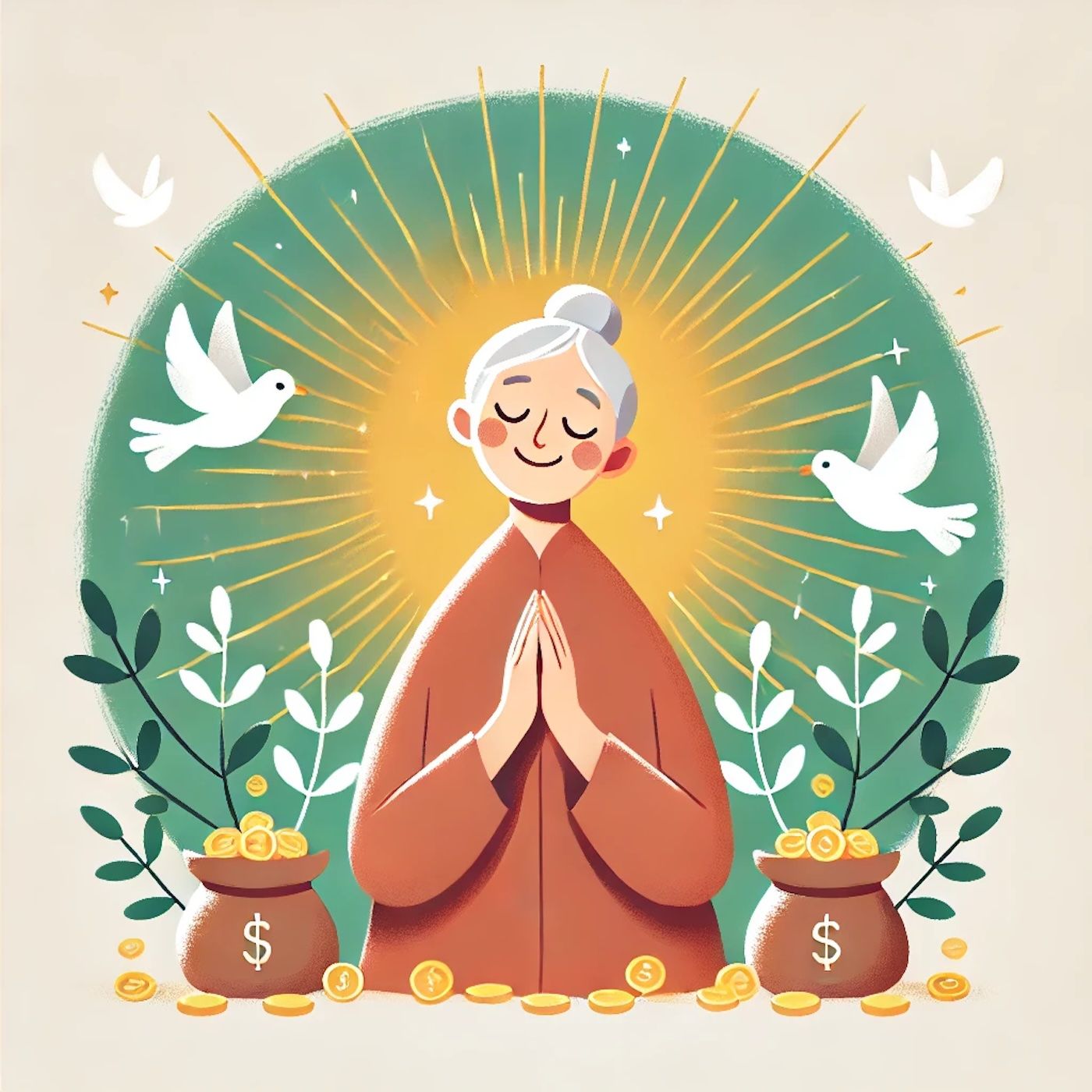 "Ironically, true wealth means letting go of everything you own and living with nothing—maybe even living like you're sad and empty..." episode artwork