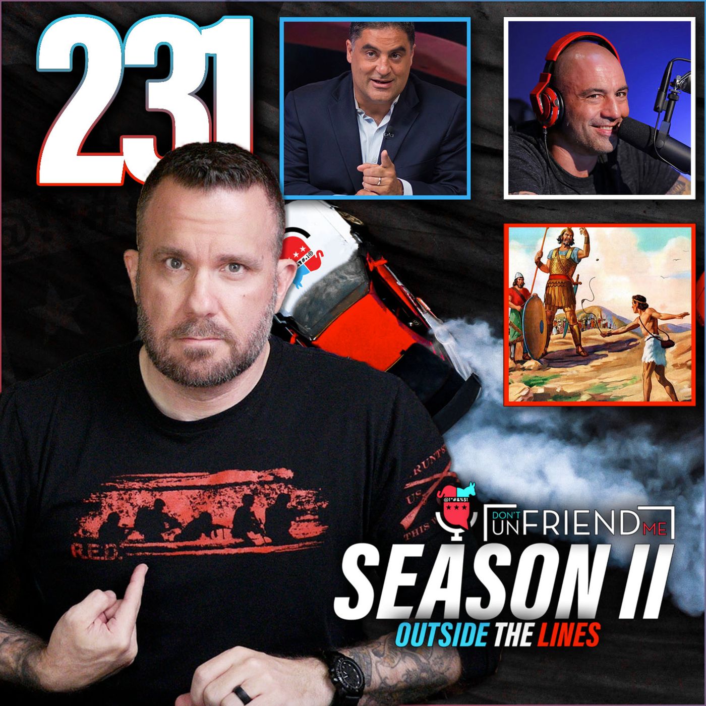 #231: Joe Rogan VS. Cenk Uygur: Cenk wants to fight Joe! episode artwork