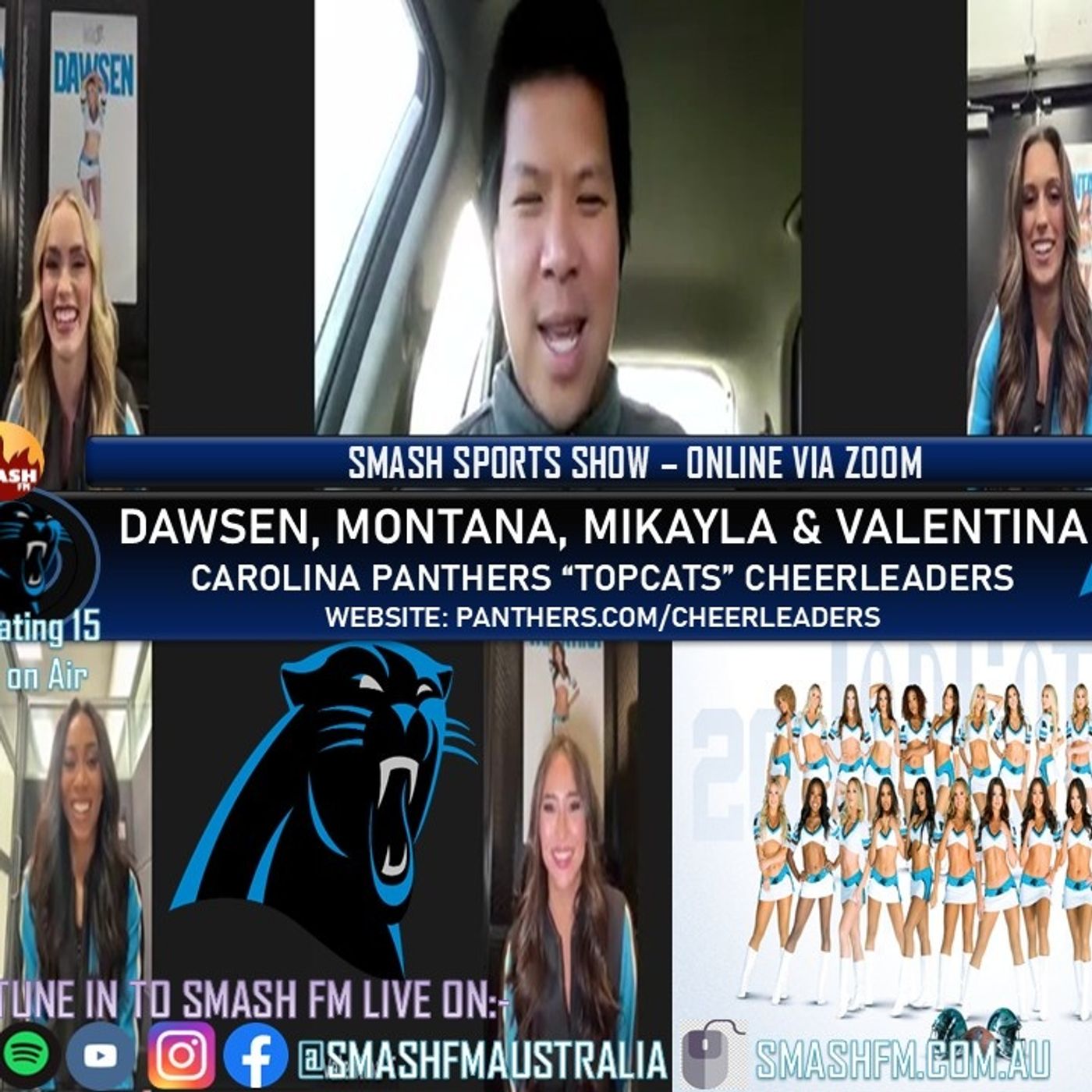 SSS15THYR: TopCats Carolina Panthers Cheerleaders Interviews 301025