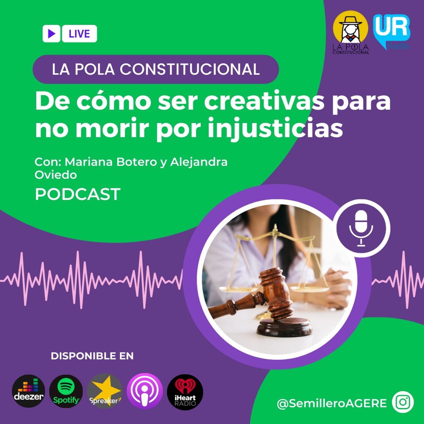 De cómo ser creativas para no morir por injusticia con Mariana Botero episode artwork