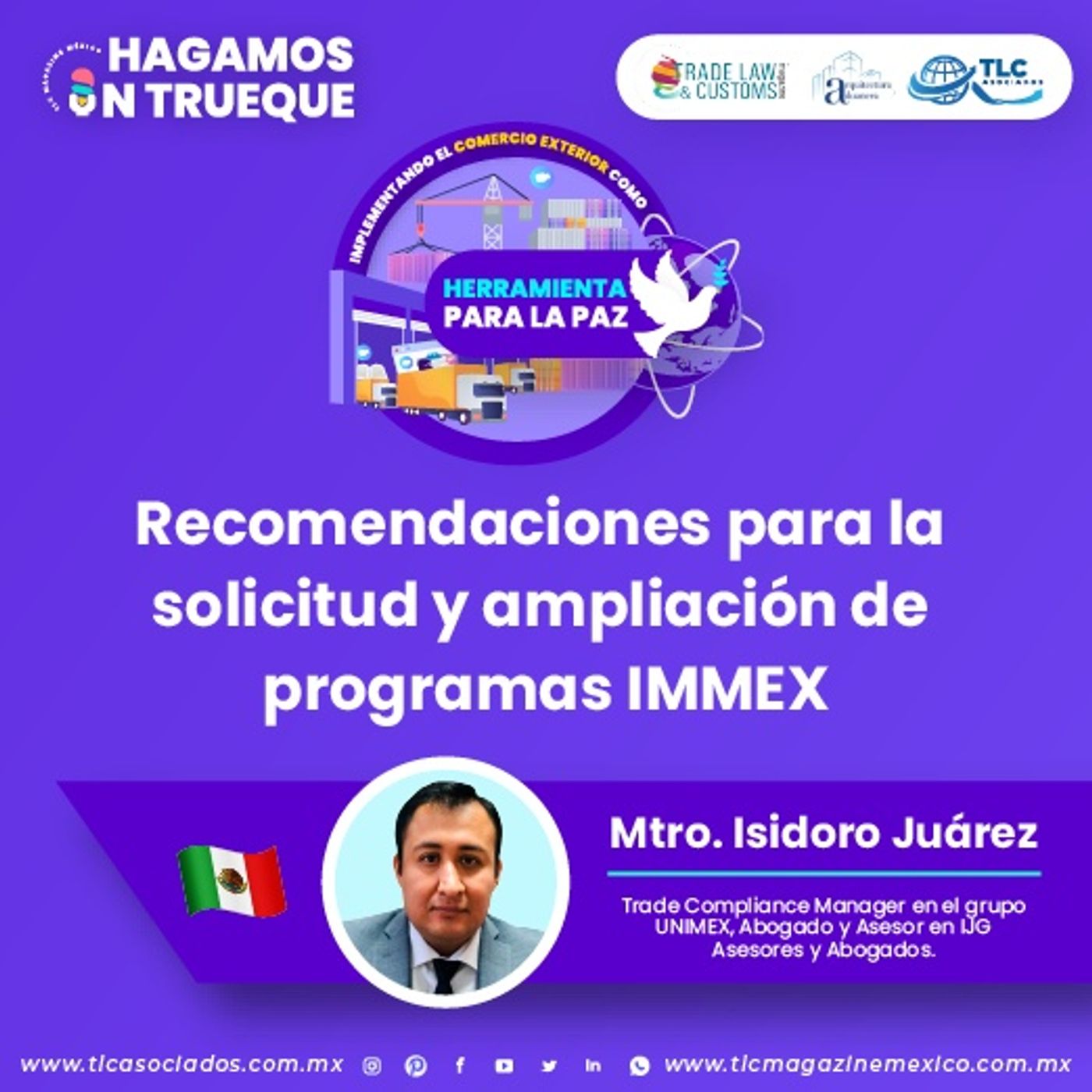 Episodio 304. Recomendaciones para la solicitud y ampliación de programas IMMEX episode artwork