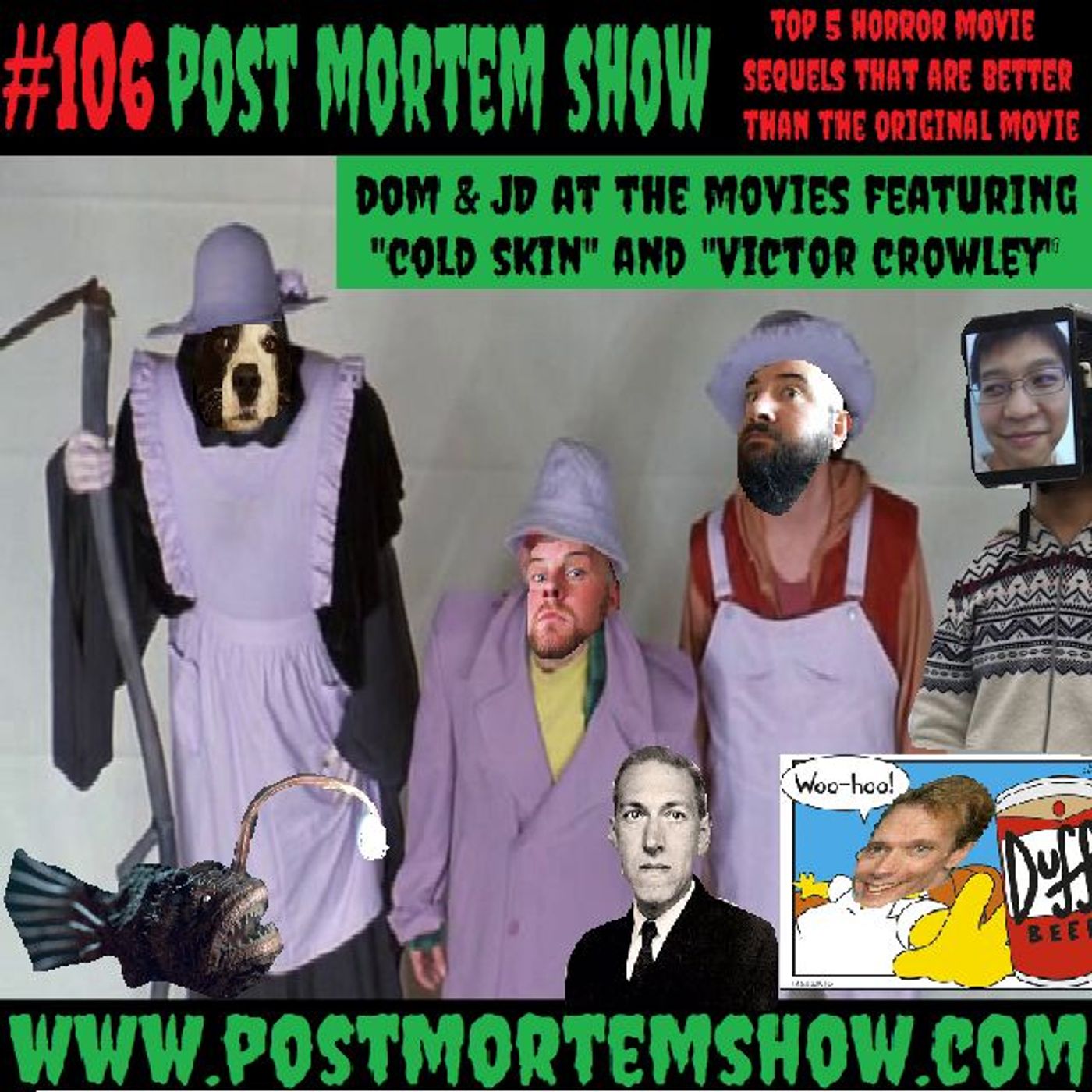 e106 - Dom & JD's Bogus Anglerfishlight (Top 5 Horror Sequels that are Better Than the Original) episode artwork