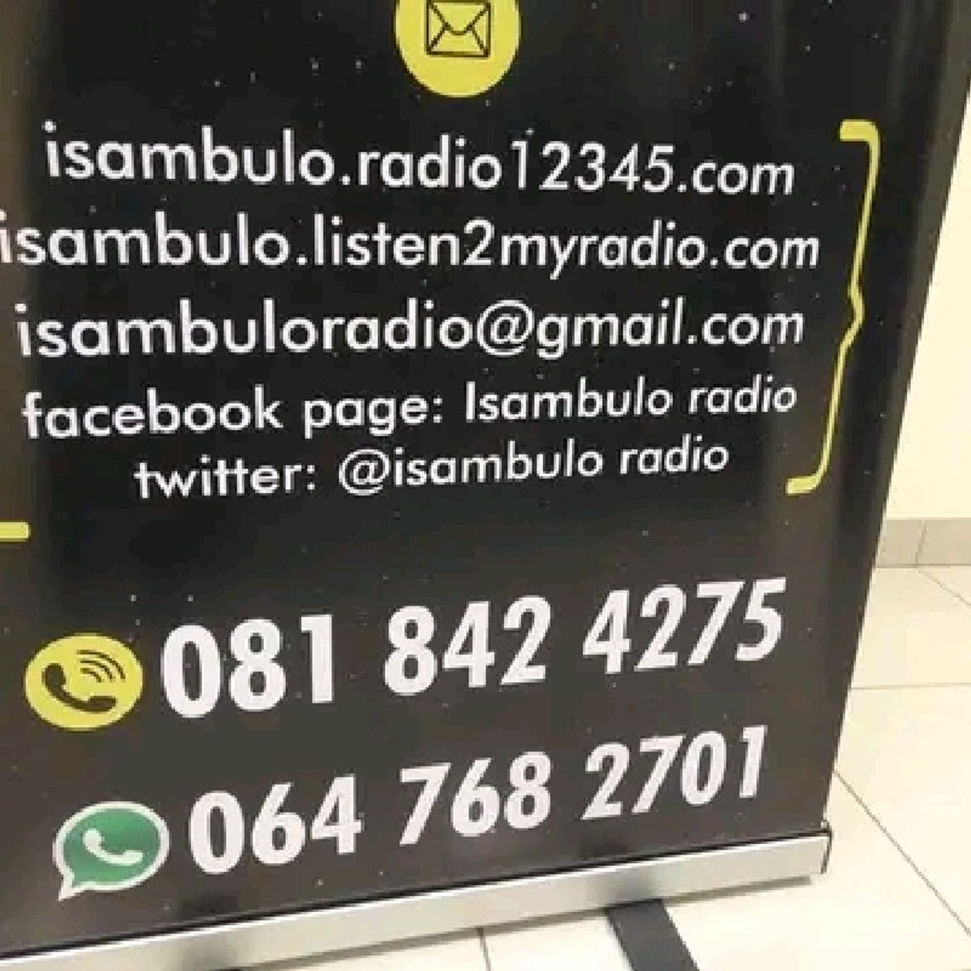 Isambulo Rise up online radio episode artwork