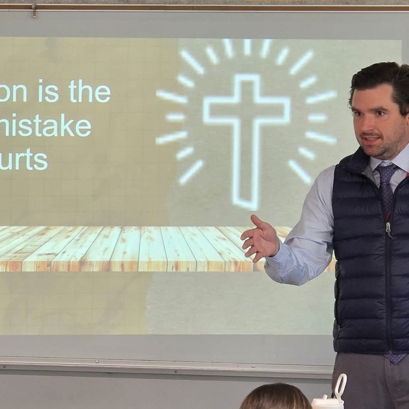 Without funds for student leadership program, small Catholic school in Cary created its own episode artwork