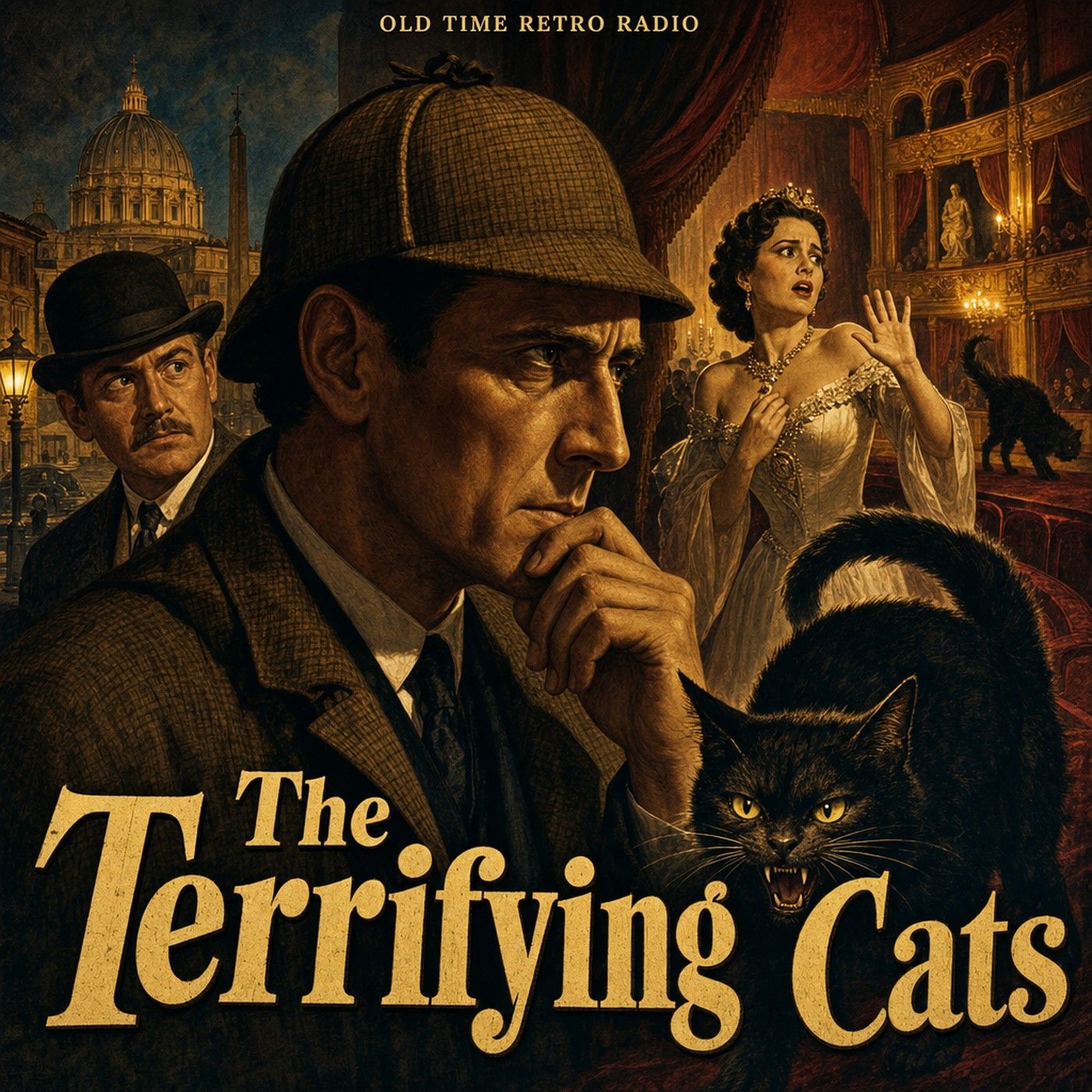The Adventures of Sherlock Holmes - "The Terrifying Cats" (Old Time Radio, 1946) episode artwork