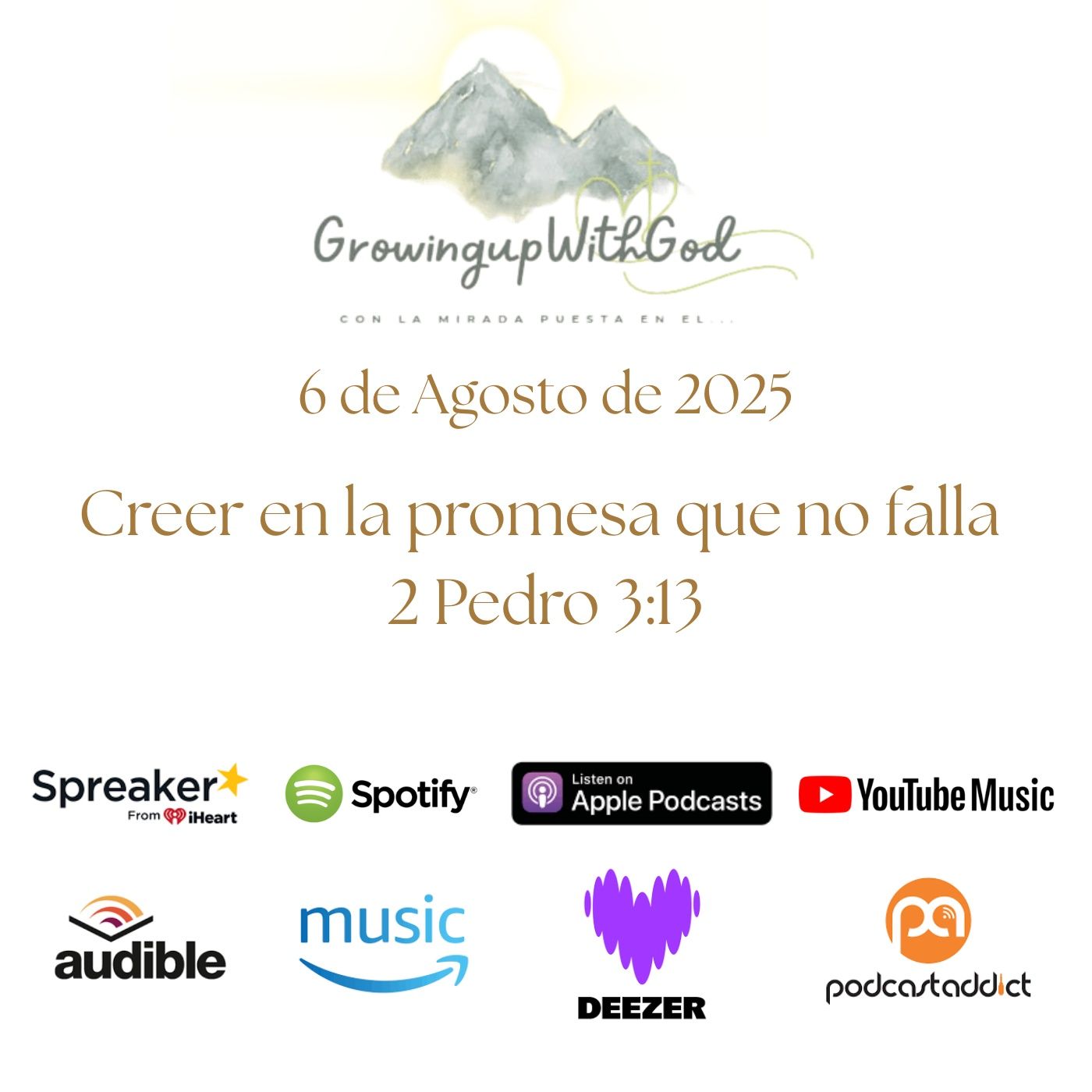 Growing Up With God (Creciendo Con Dios)