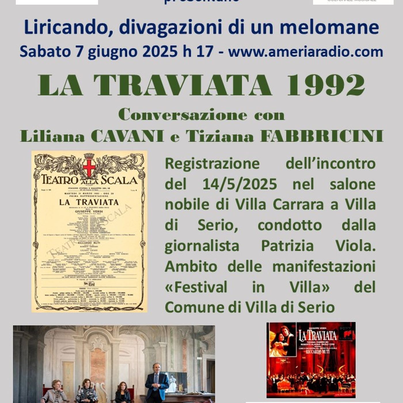 Liricando Divagazioni di un melomane - La Traviata 1992 episode artwork