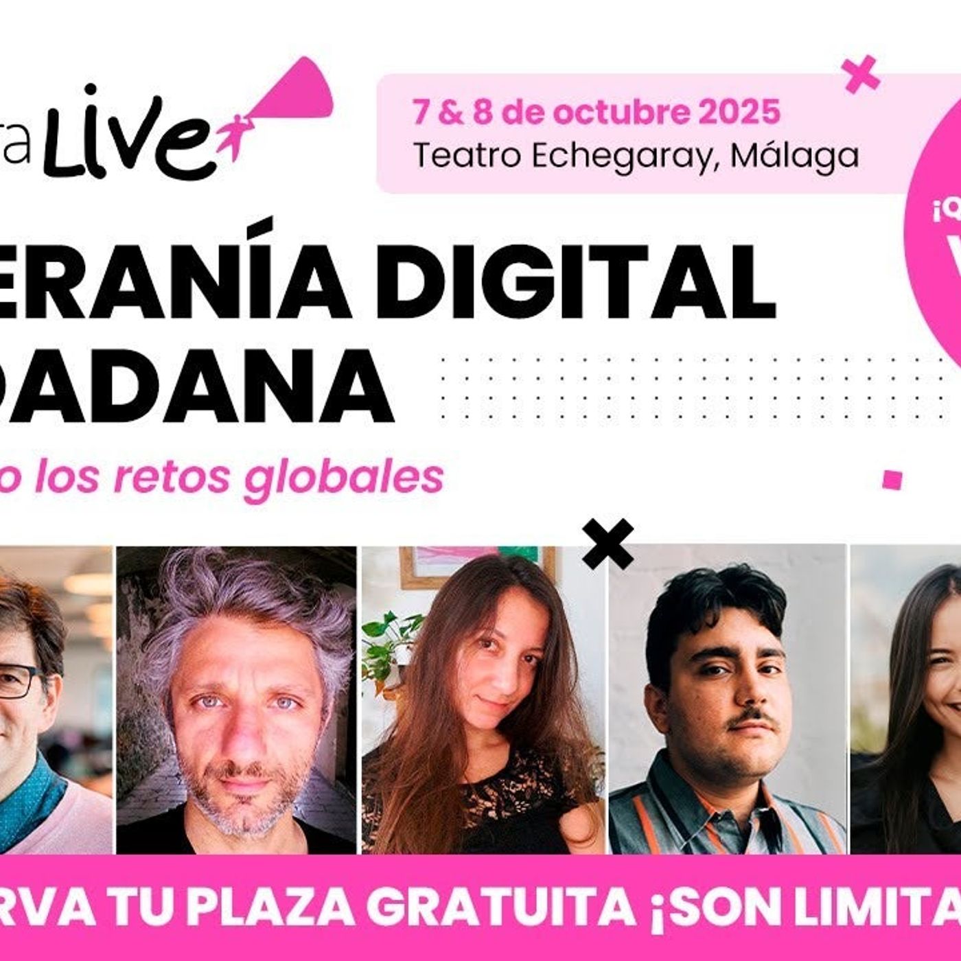 EmpoderaLIVE:Referentes internacionales afrontan los grandes retos globales desde la tecnología