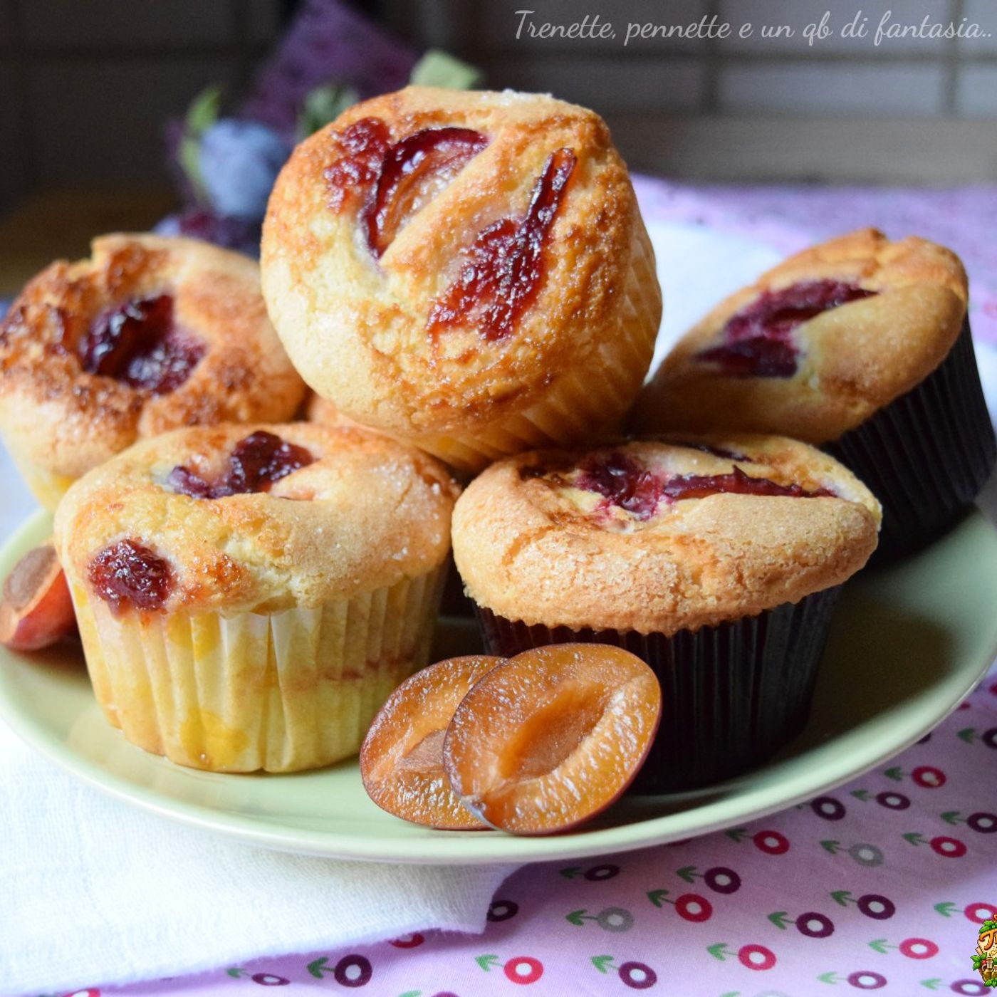 Muffin alla ricotta con cuore di marmellata di prugne: soffici e golosi, senza burro episode artwork