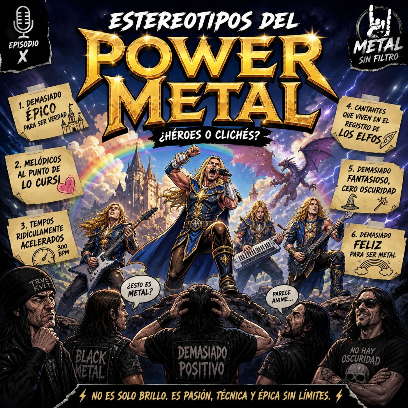 estereotipos del power metal