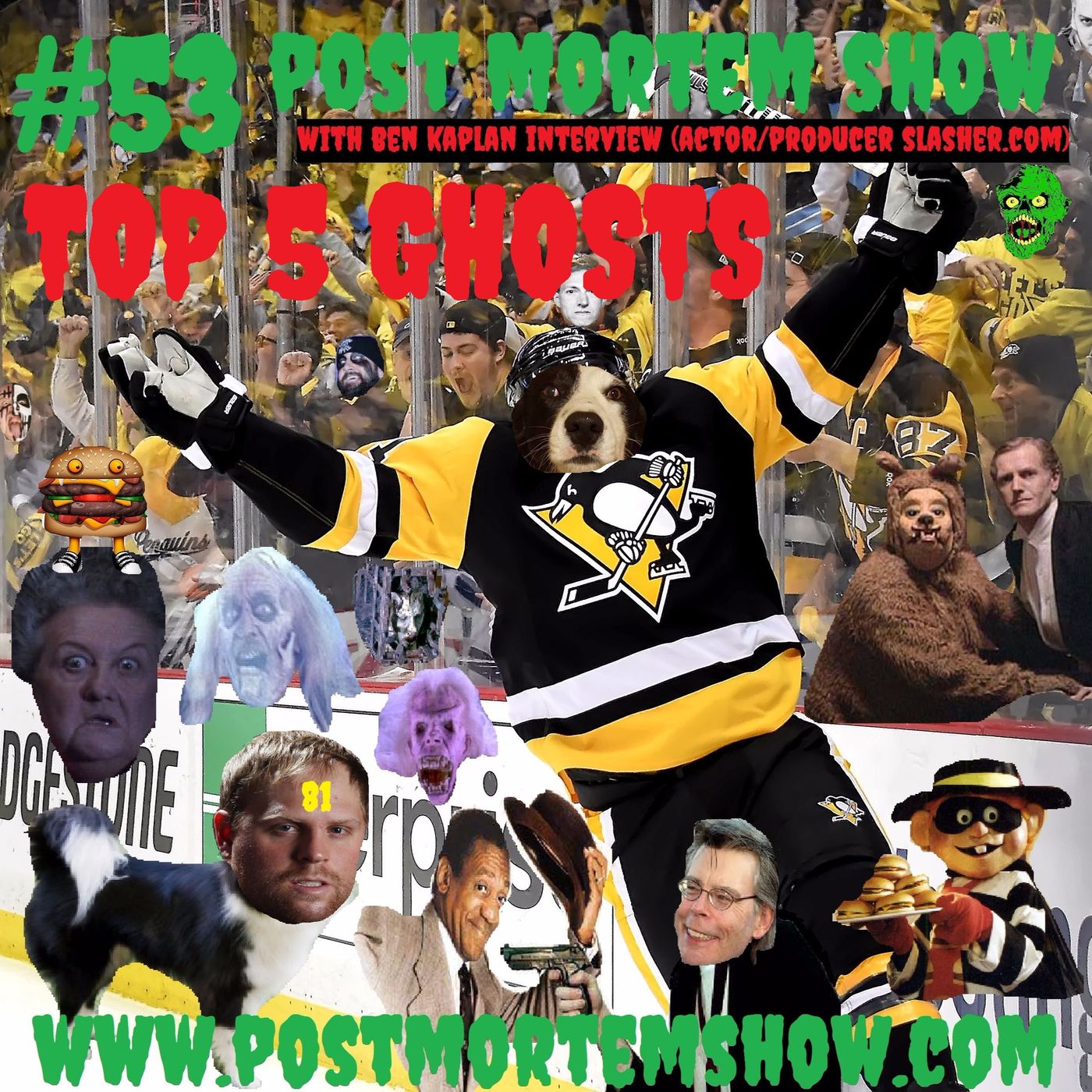 e053 - Phil the Thrill's Unfortunate Hamburger (Top 5 Ghosts + Ben Kaplan Interview) episode artwork
