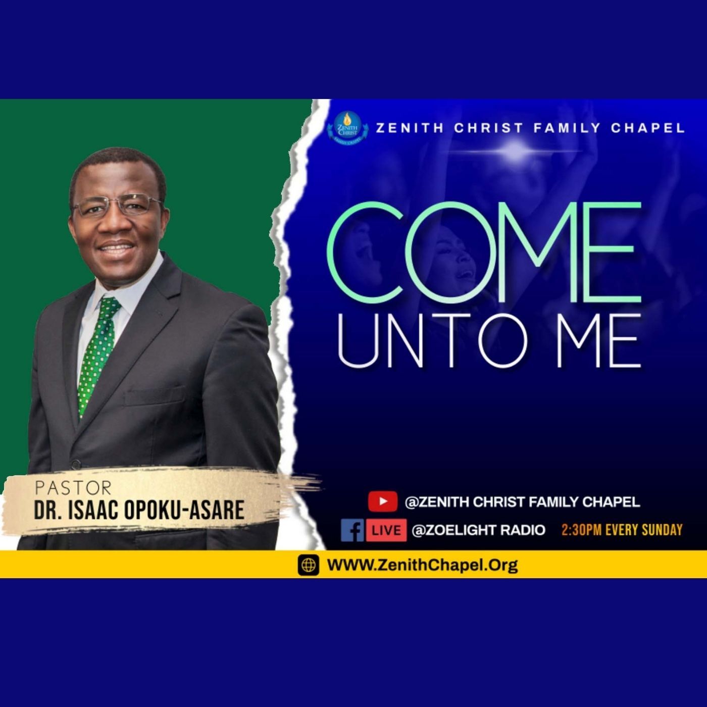 Come Unto Me - Rev. Dr. Isaac Opoku-Asare episode artwork