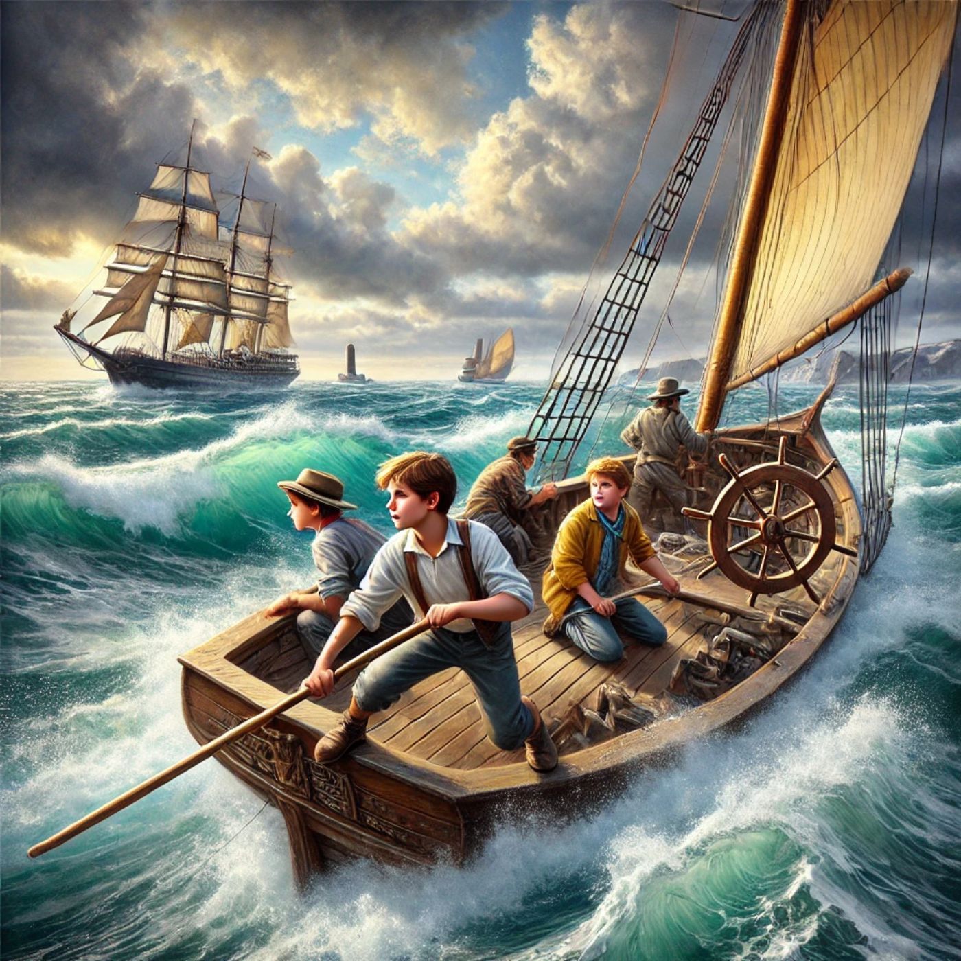 Rover Boys on the Great Lakes podcast artwork