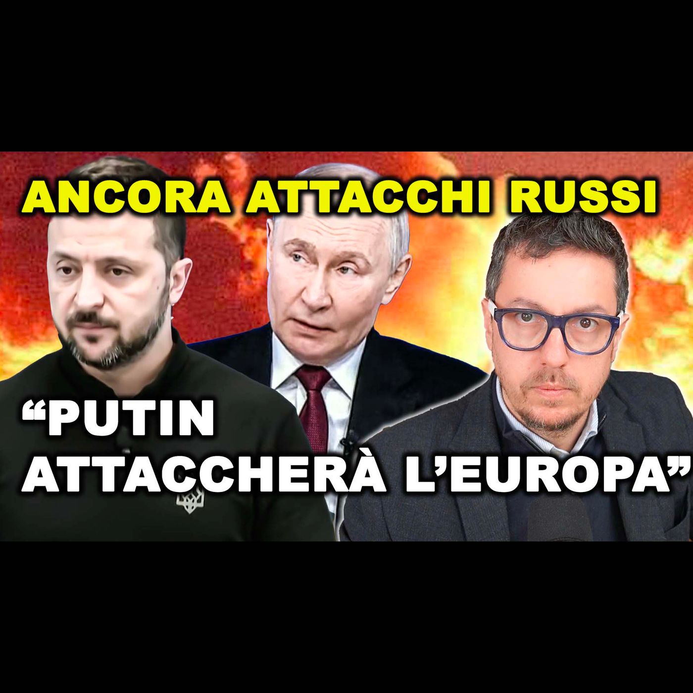 ANCORA BOMBARDAMENTI RUSSI sull’Ucraina | I Servizi danesi: guerra in Europa entro 5 anni