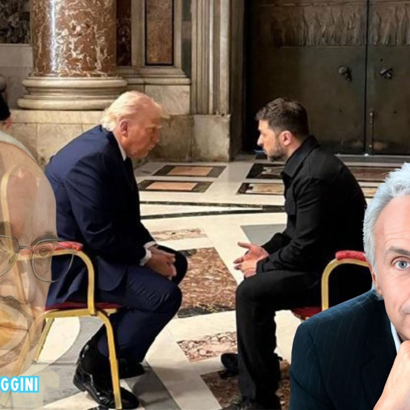 Marco Travaglio su Incontro Trump - Zelensky, funerali di Papa Francesco ad Accordi e Disaccordi | Commento Radio Puggini episode artwork