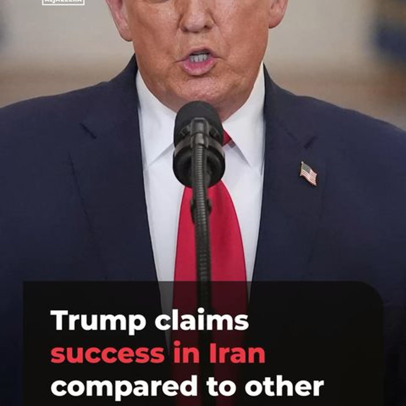 US President Donald Trump said Iran was the ‘bully of the Middle East’ but is ‘no longer a threat’ after a 32‑day ‘military operation’ which episode artwork