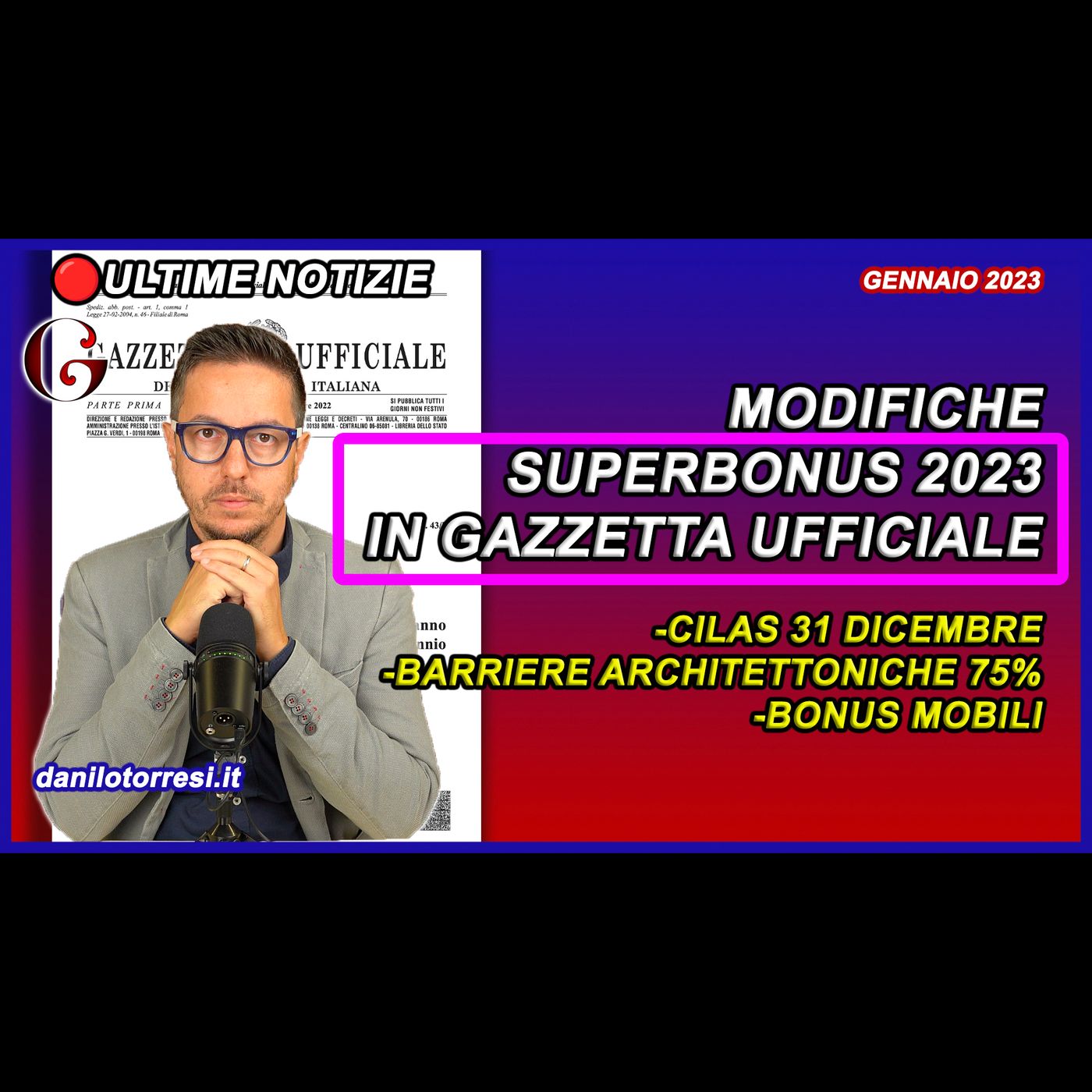 SUPERBONUS le modifiche in Legge di Bilancio 2023 in Gazzetta Ufficiale ultime notizie episode artwork