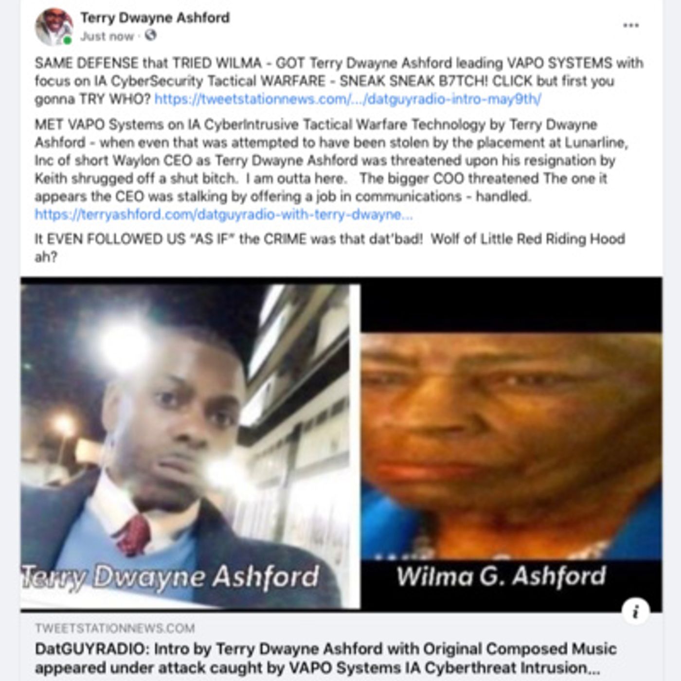 WALKING THE TALK W/Terry Dwayne Ashford